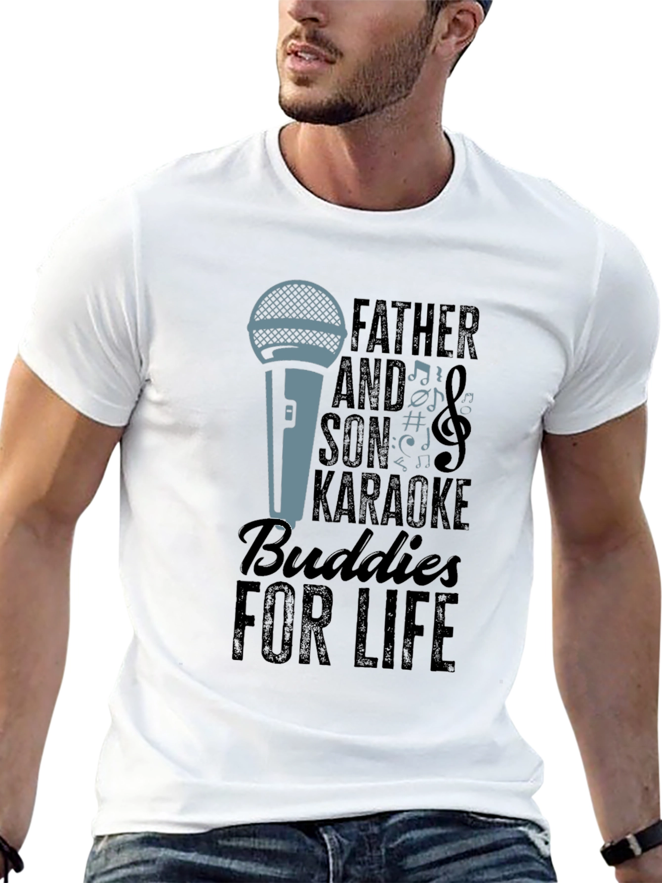 Father & Son Karaoke Buddies T-Shirt