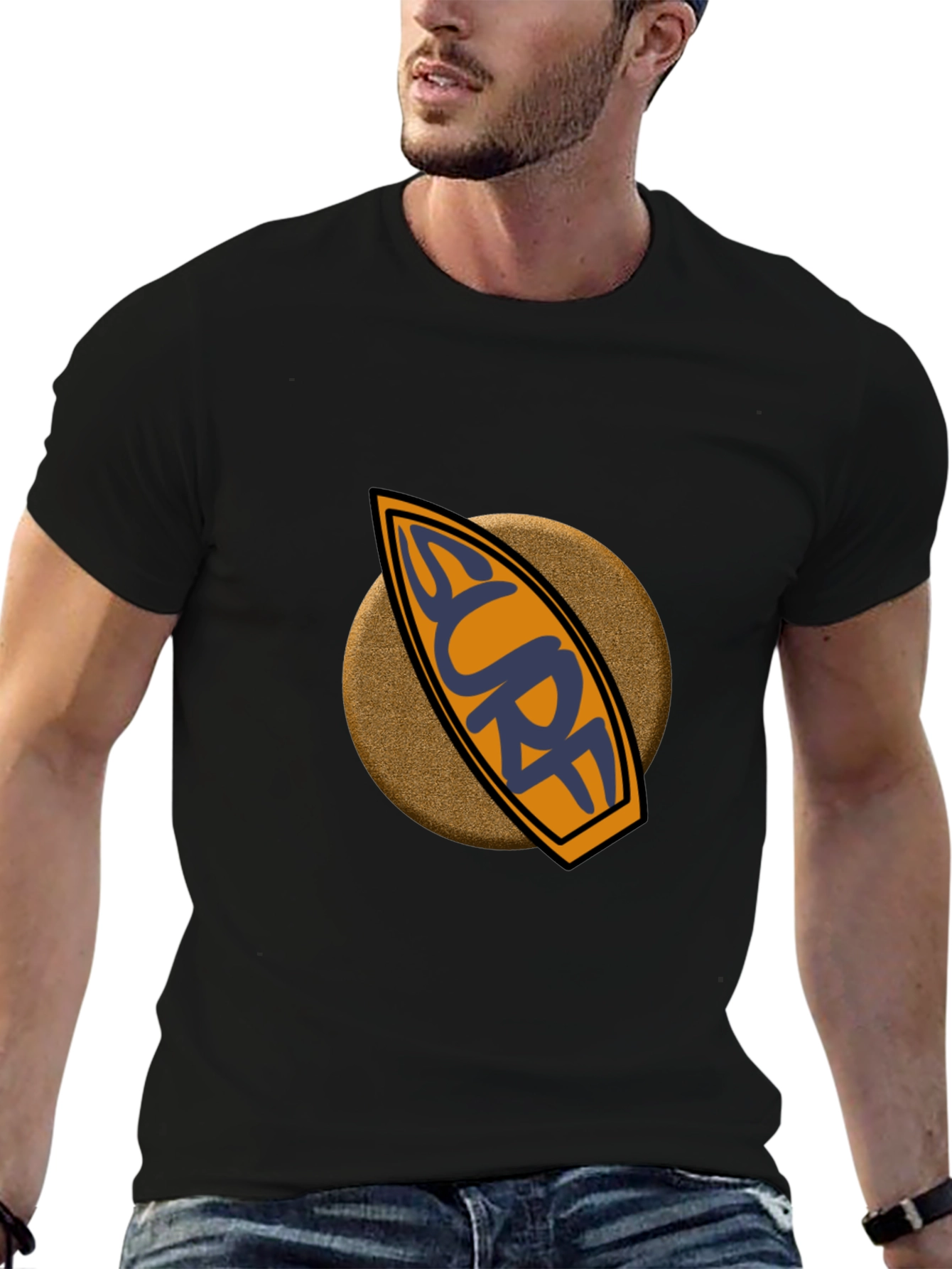 Surfboard Graphic Tee - Beach Vibes