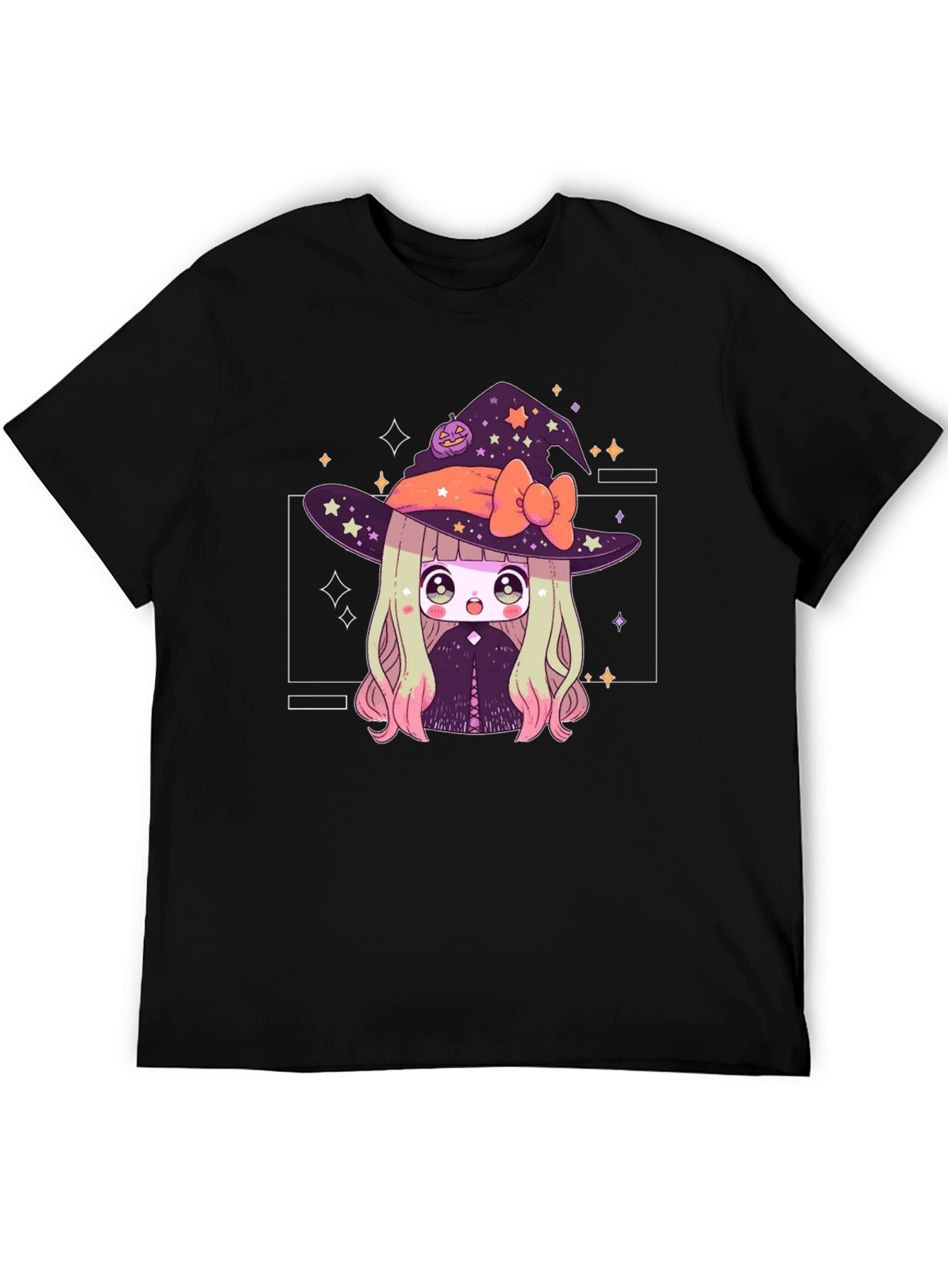 Kawaii Witch Halloween T-Shirt - Cute Anime Style