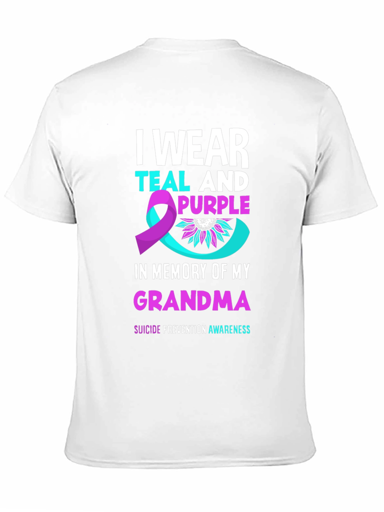 Teal & Purple Suicide Prevention Awareness T-Shirt