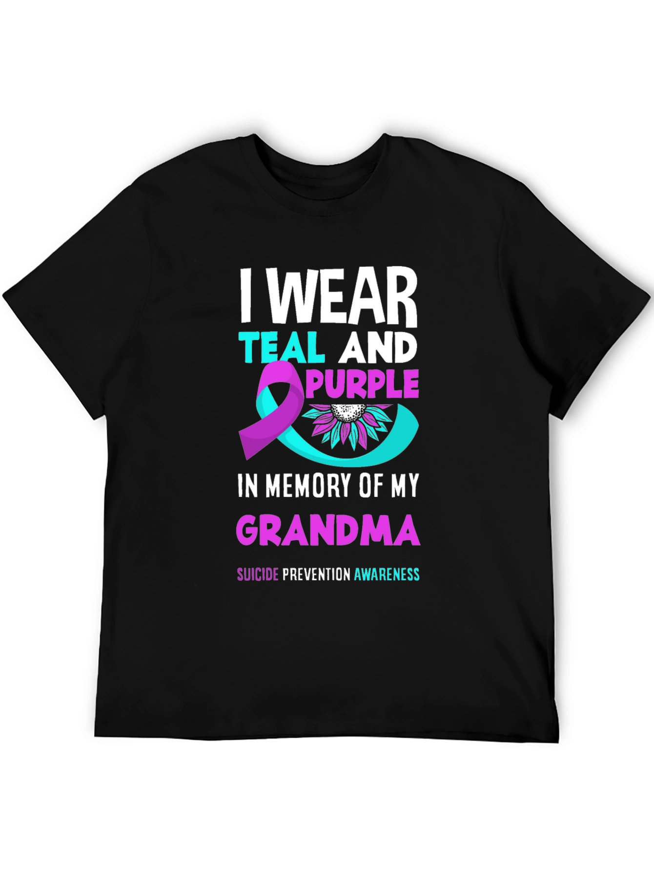 Teal & Purple Suicide Prevention Awareness T-Shirt
