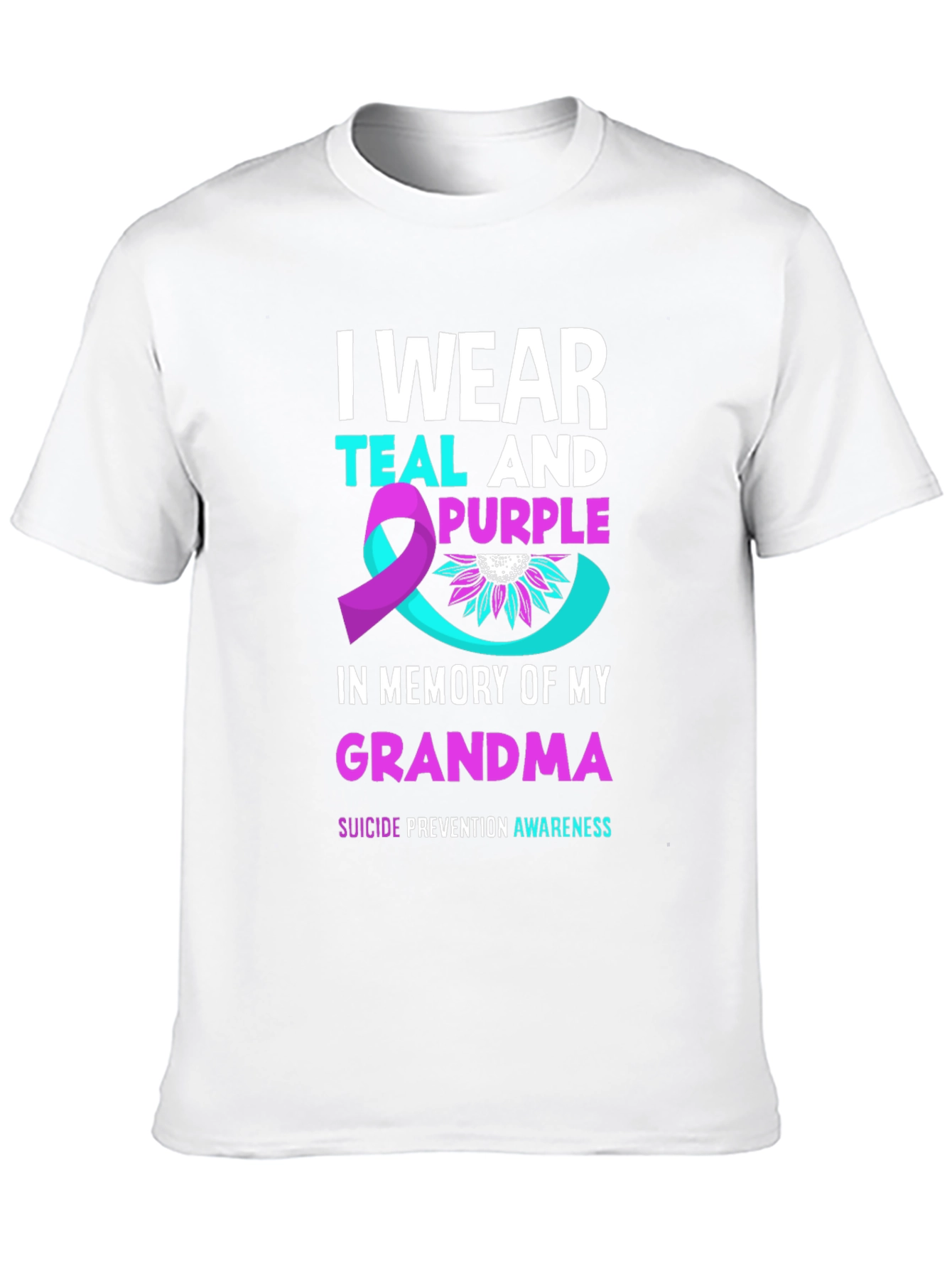 Teal & Purple Suicide Prevention Awareness T-Shirt