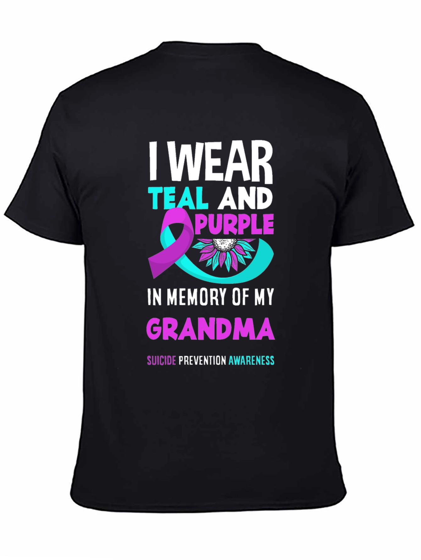 Teal & Purple Suicide Prevention Awareness T-Shirt