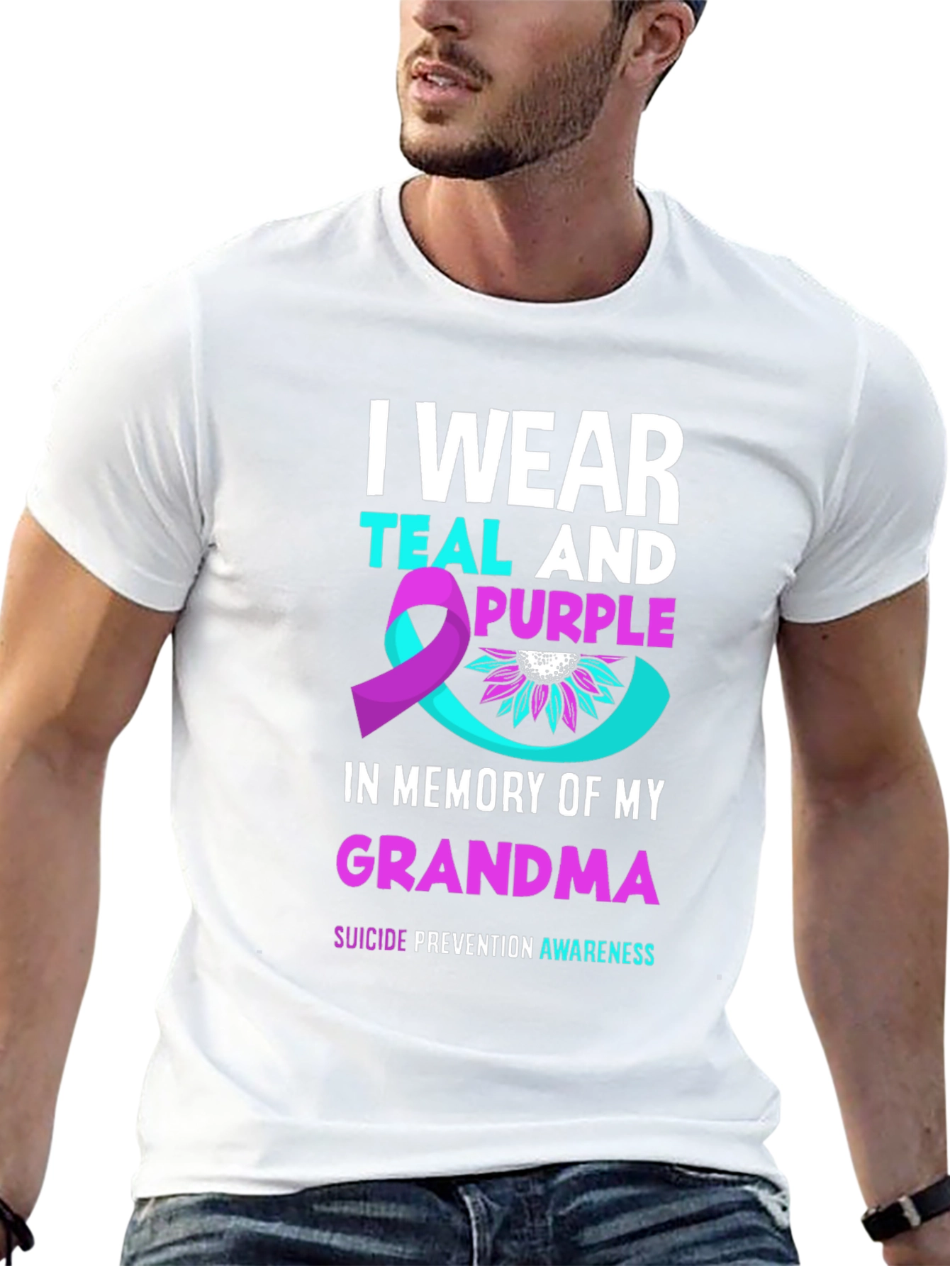 Teal & Purple Suicide Prevention Awareness T-Shirt