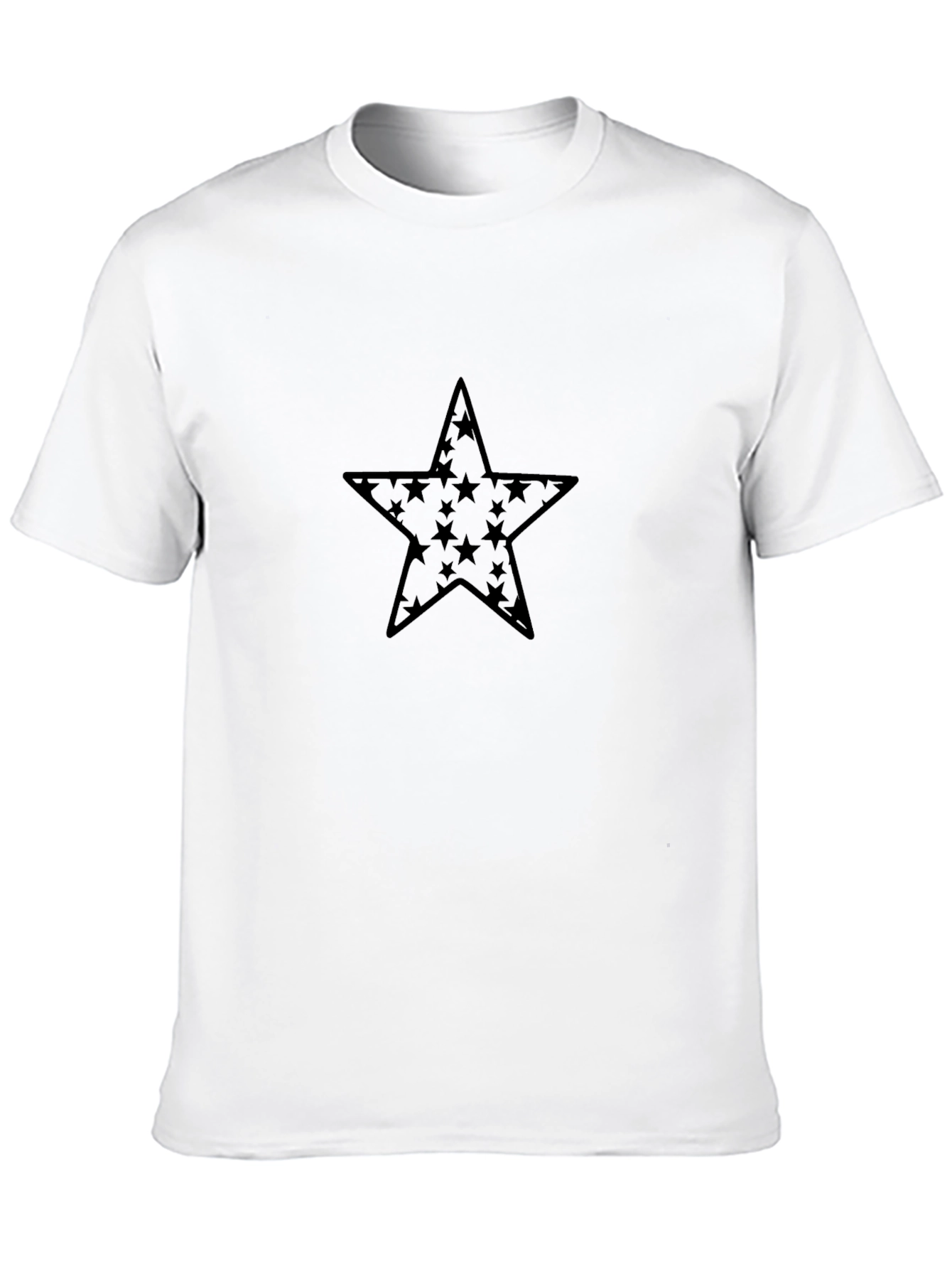 Black Star Graphic Tee - Casual Style