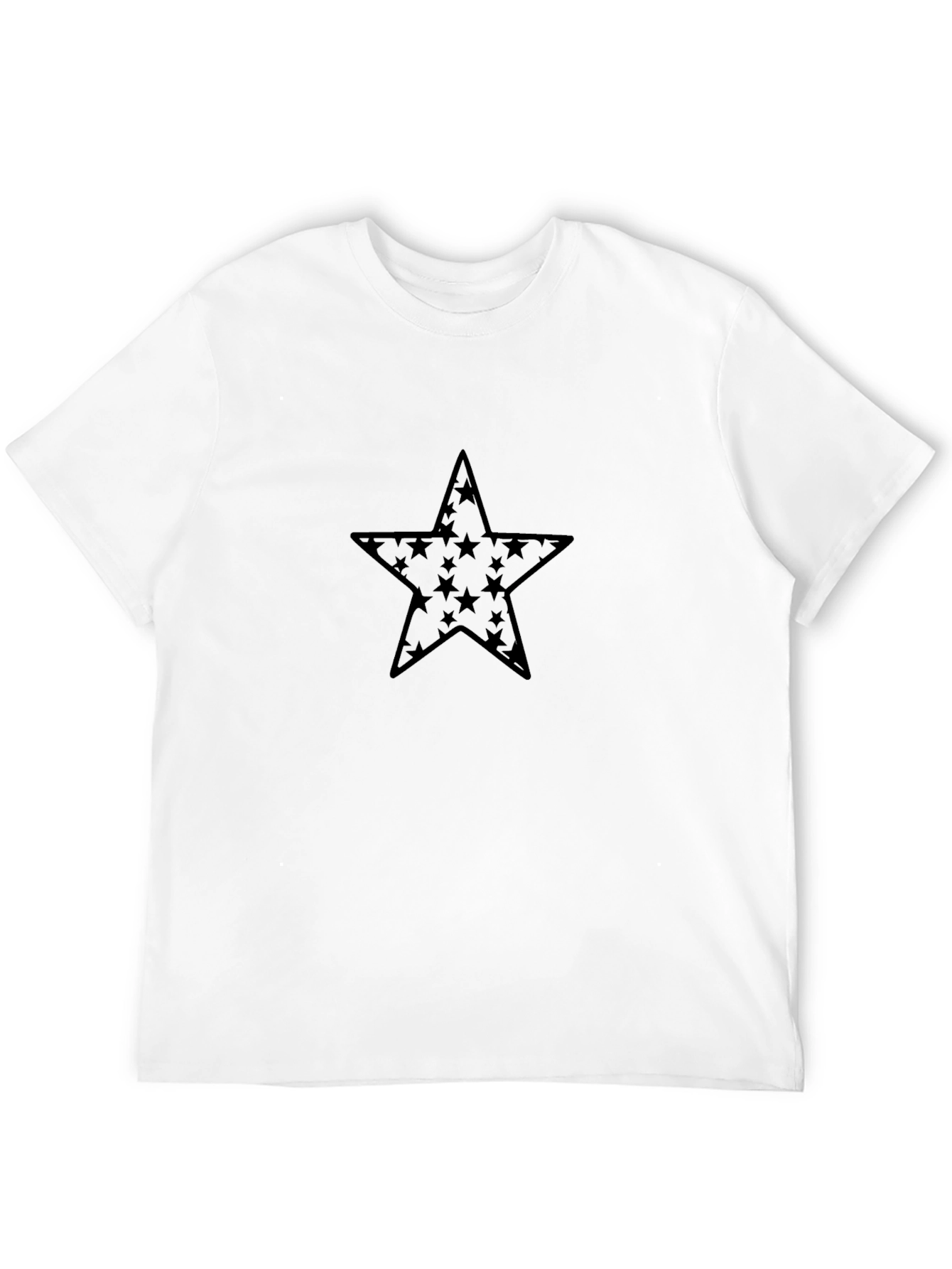 Black Star Graphic Tee - Casual Style