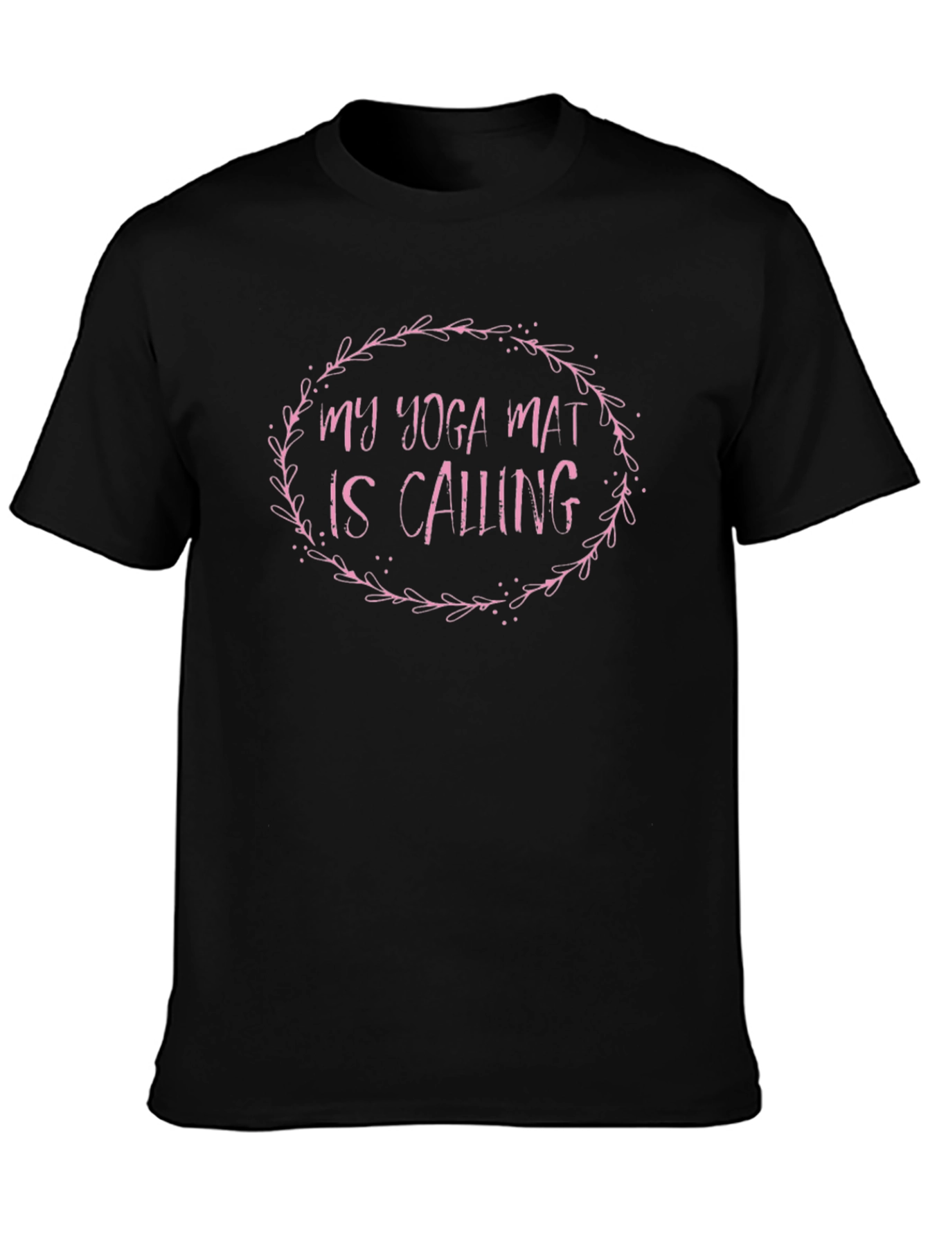 Yoga Mat Calling T-Shirt - Soft Cotton Fitness Tee