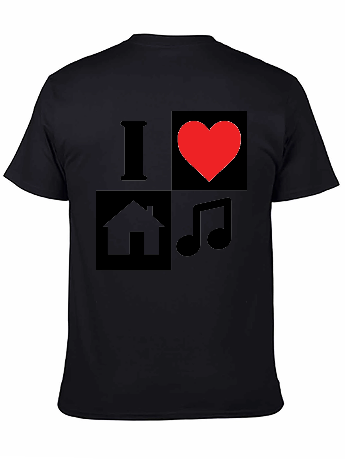 I Love House Music Graphic T-Shirt