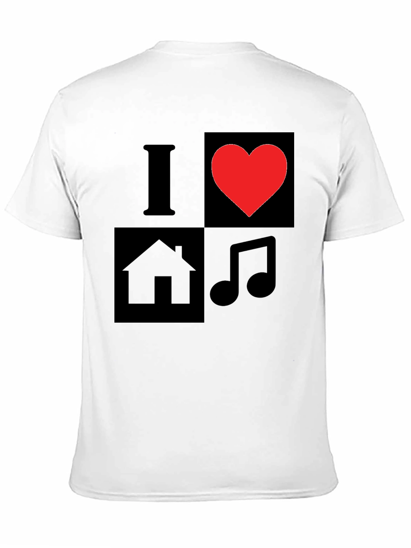 I Love House Music Graphic T-Shirt