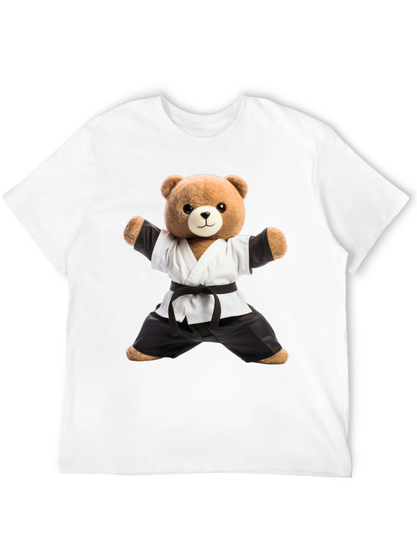 Karate Bear T-Shirt - Black Belt Style