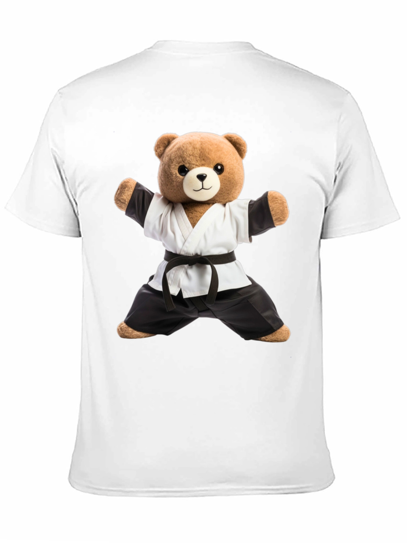 Karate Bear T-Shirt - Black Belt Style