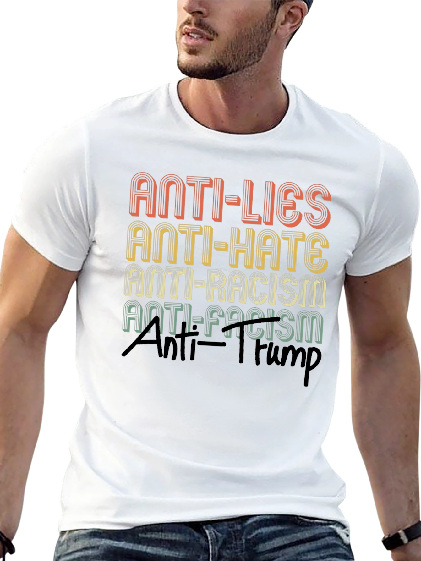 Anti-Lies Anti-Hate Graphic T-Shirt