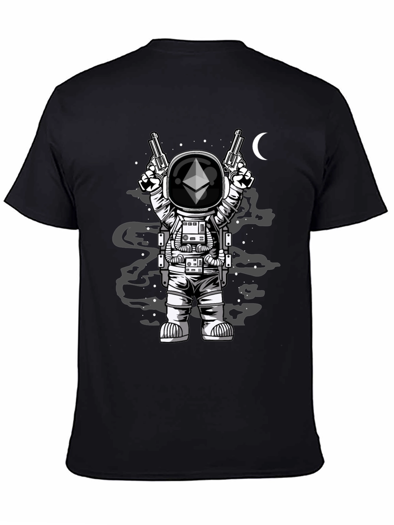 Ethereum Astronaut T-Shirt - Crypto Space Design