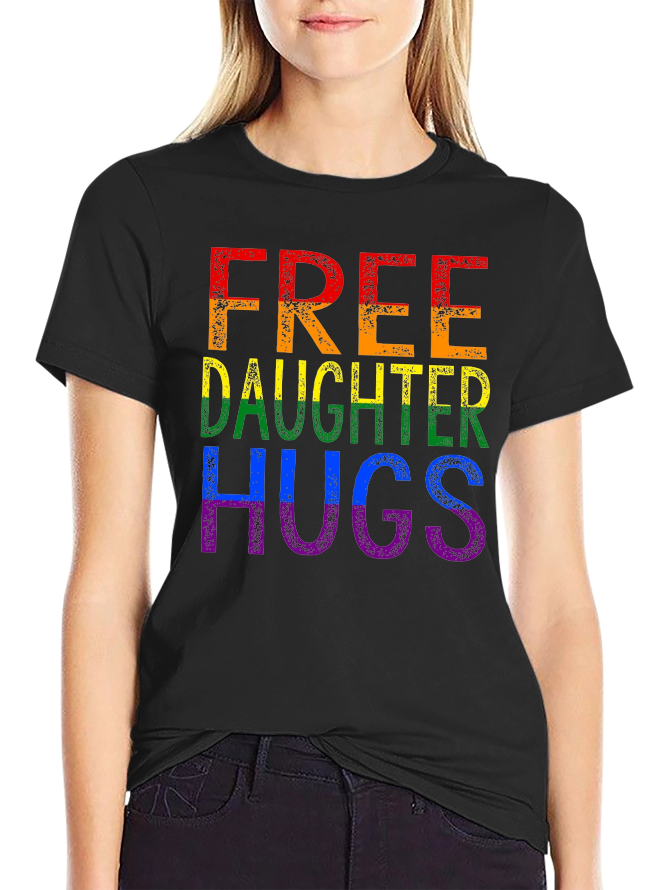 Free Daughter Hugs LGBT Pride T-Shirt
