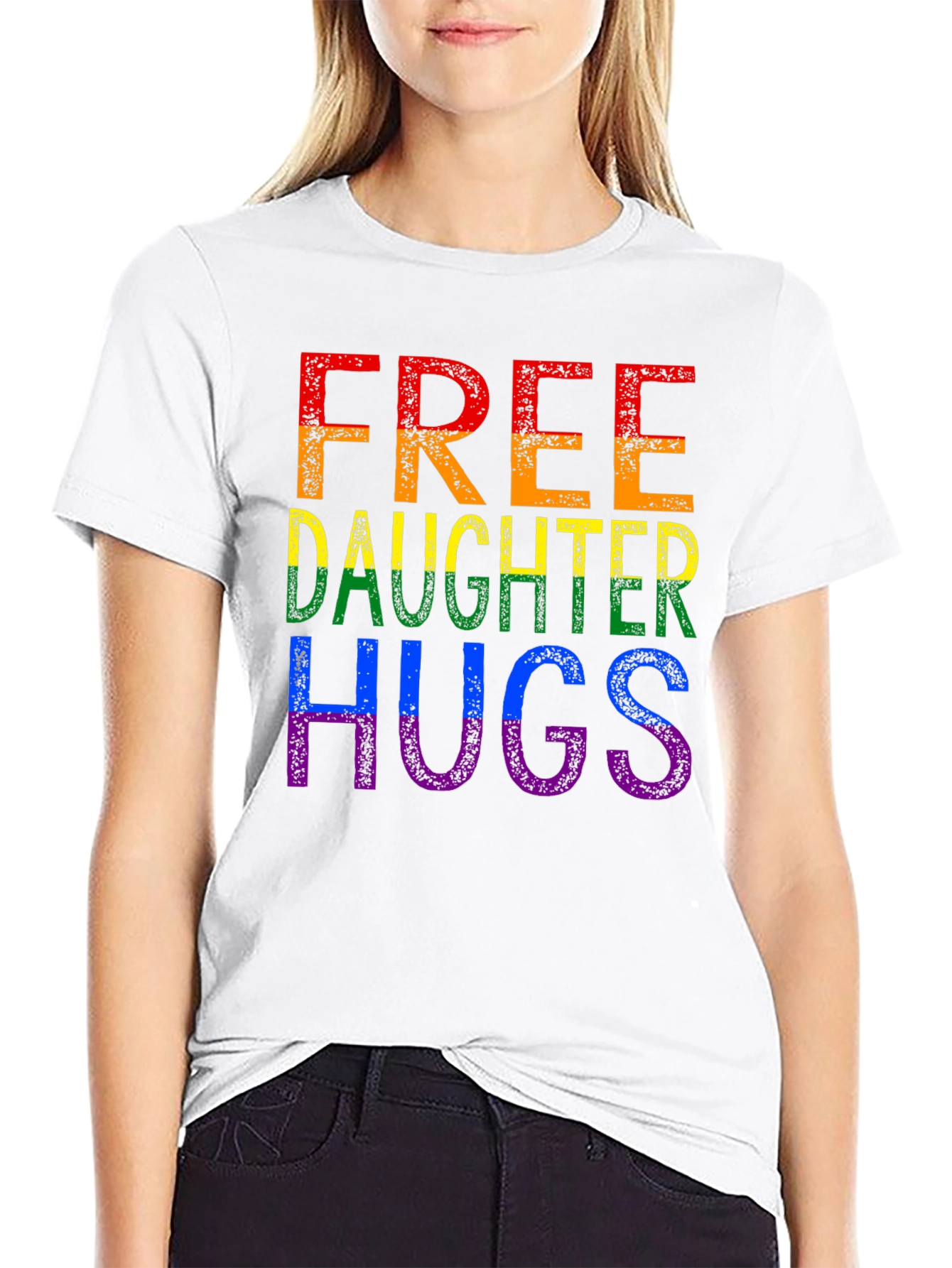 Free Daughter Hugs LGBT Pride T-Shirt