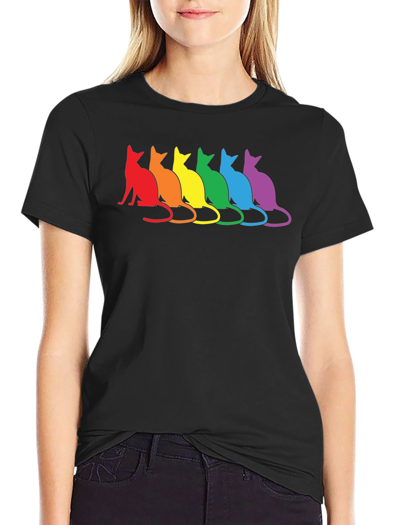 Rainbow Cat T-Shirt - Pride Cats Tee