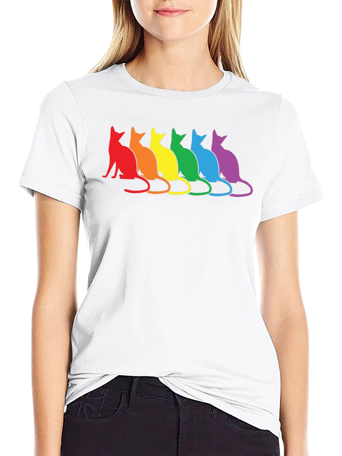 Rainbow Cat T-Shirt - Pride Cats Tee
