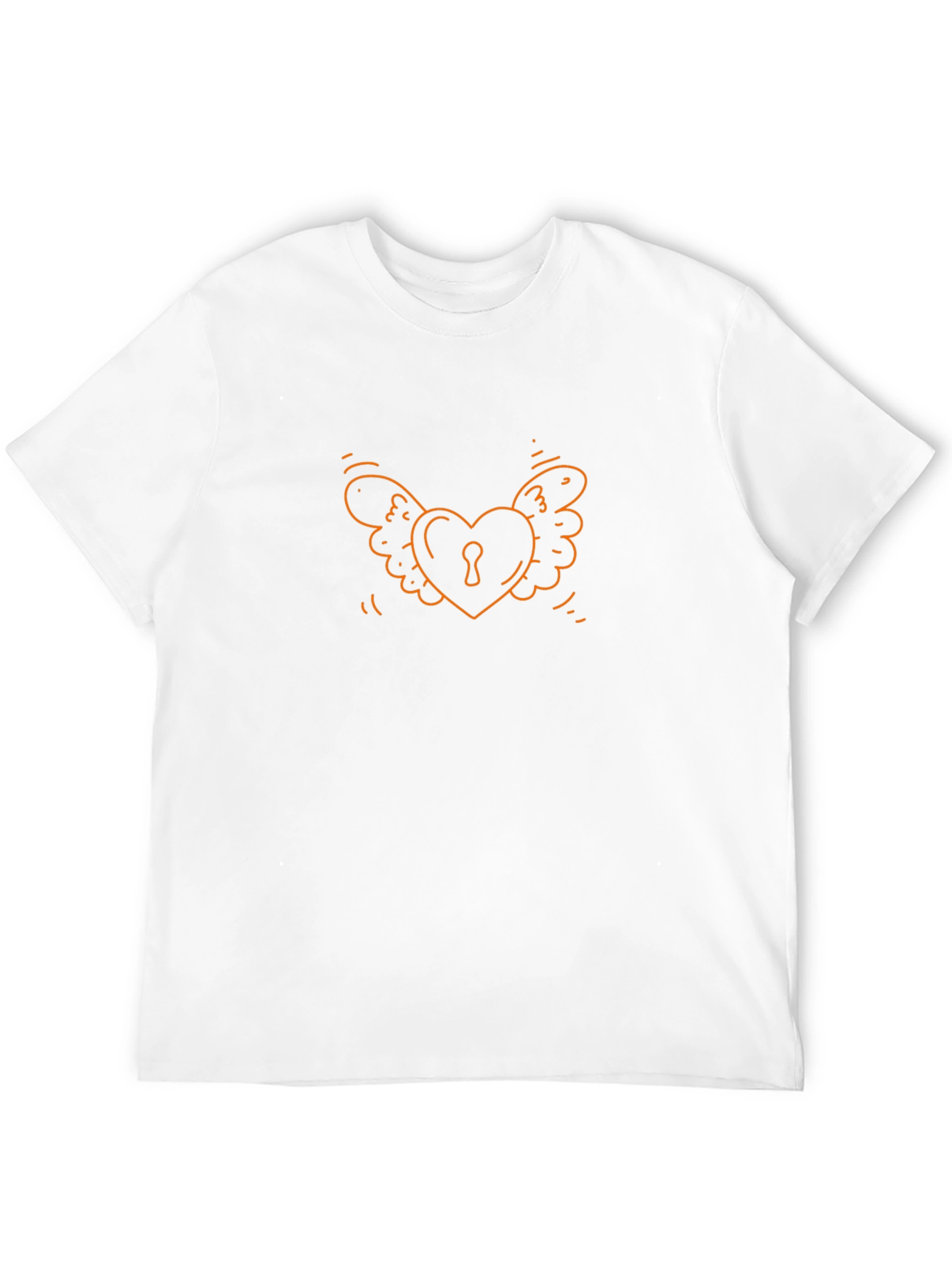 Heart Lock & Wings Graphic Tee