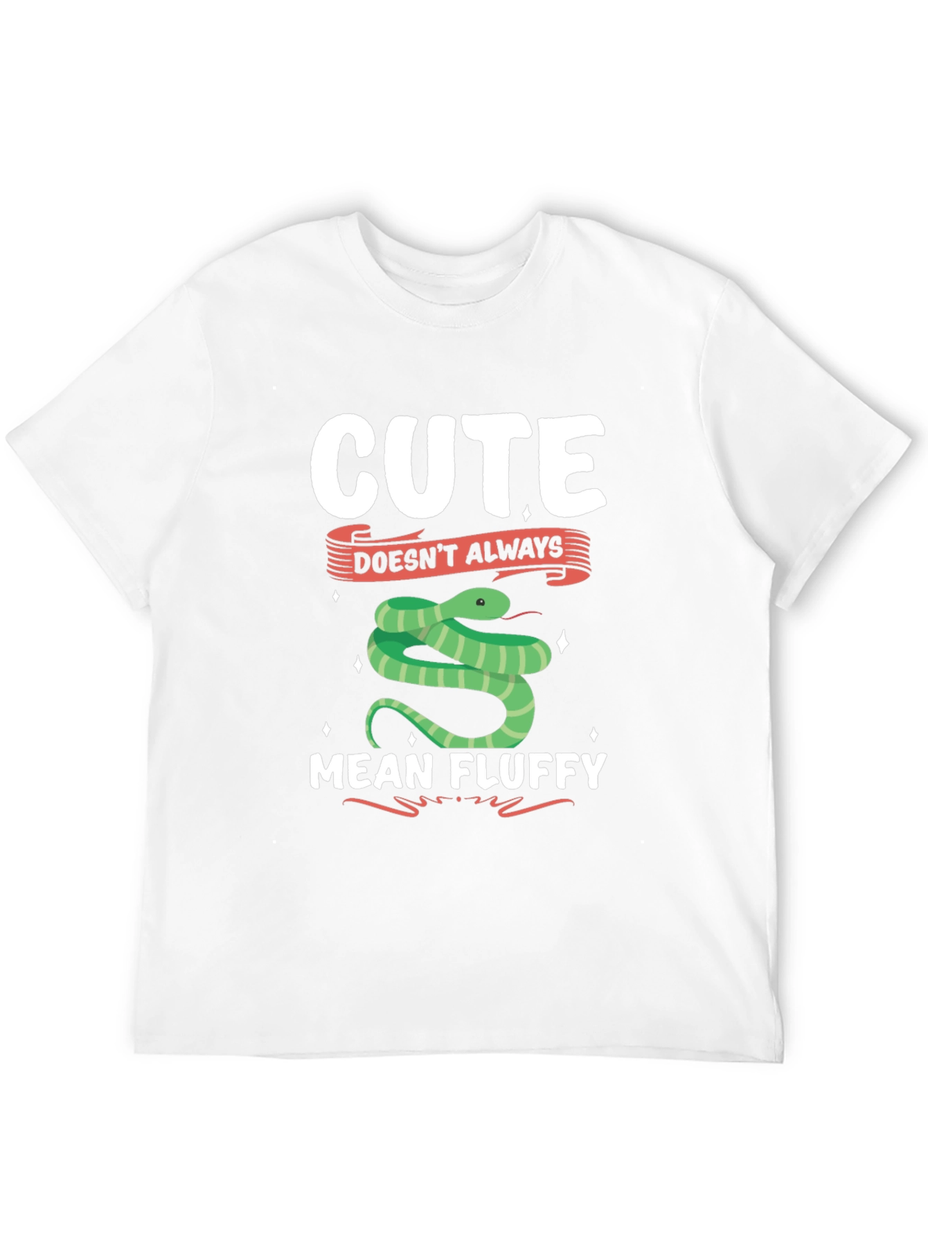 Cute Doesnt Always Mean Fluffy Snake T-Shirt