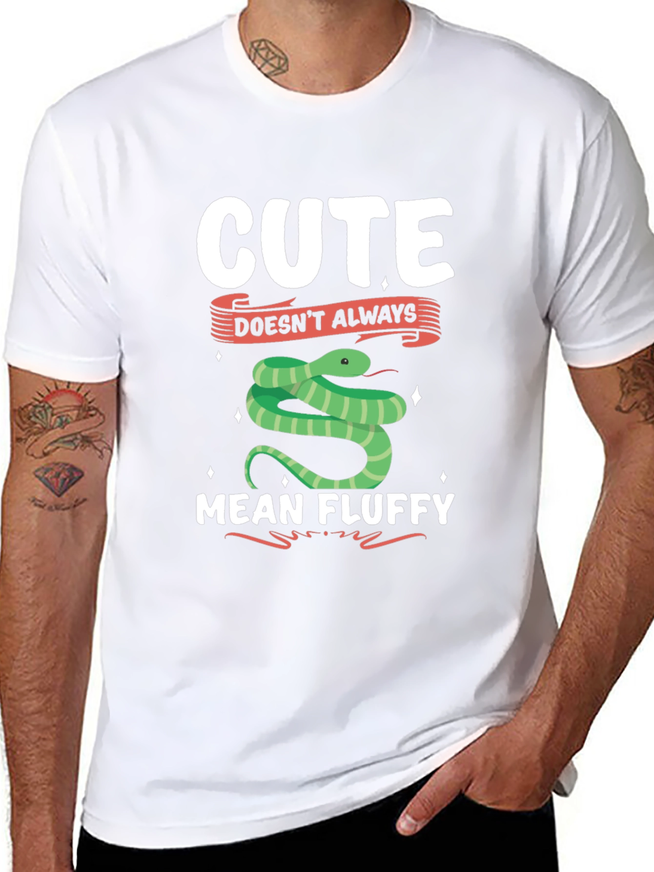 Cute Doesnt Always Mean Fluffy Snake T-Shirt