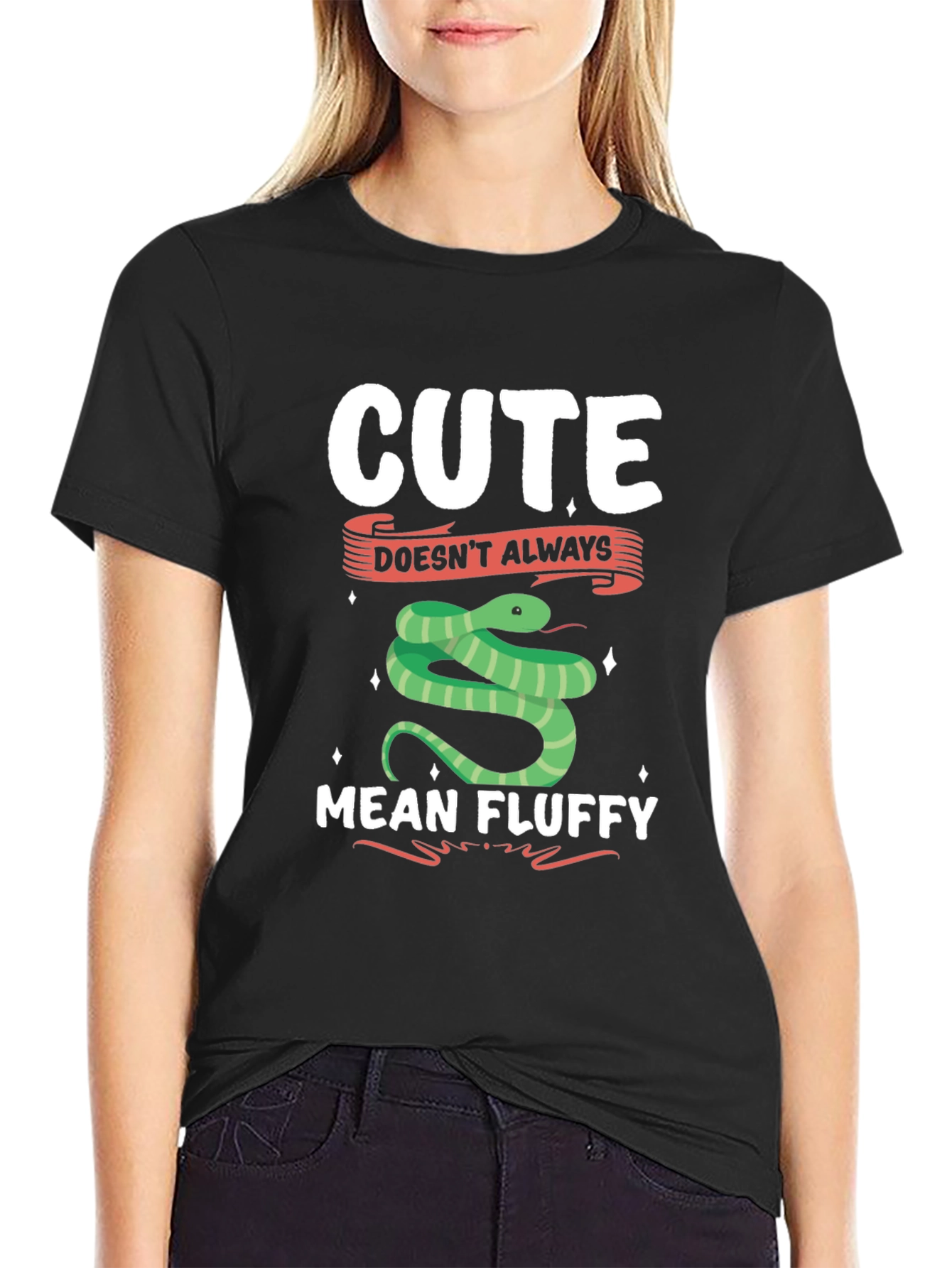 Cute Doesnt Always Mean Fluffy Snake T-Shirt