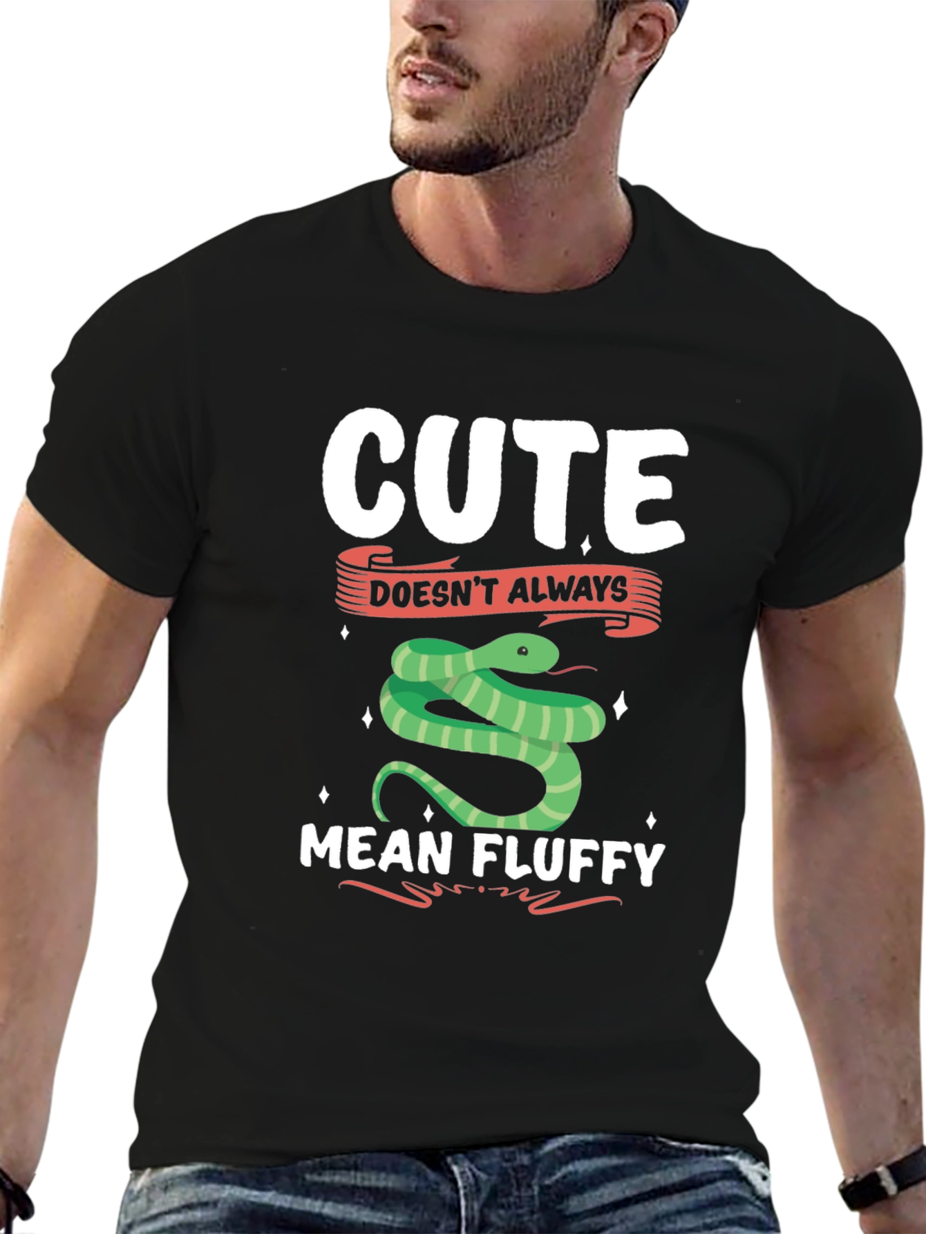 Cute Doesnt Always Mean Fluffy Snake T-Shirt