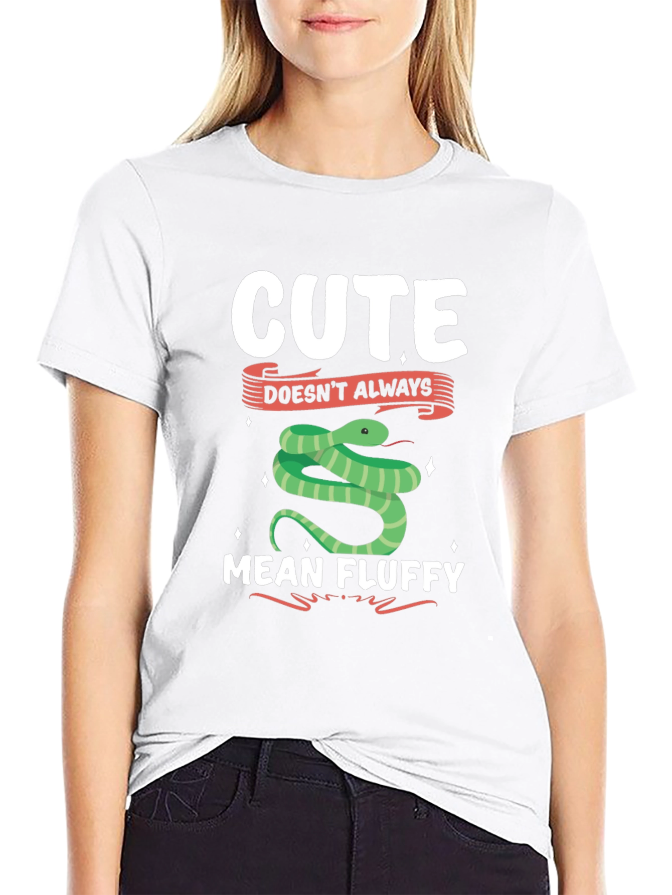 Cute Doesnt Always Mean Fluffy Snake T-Shirt