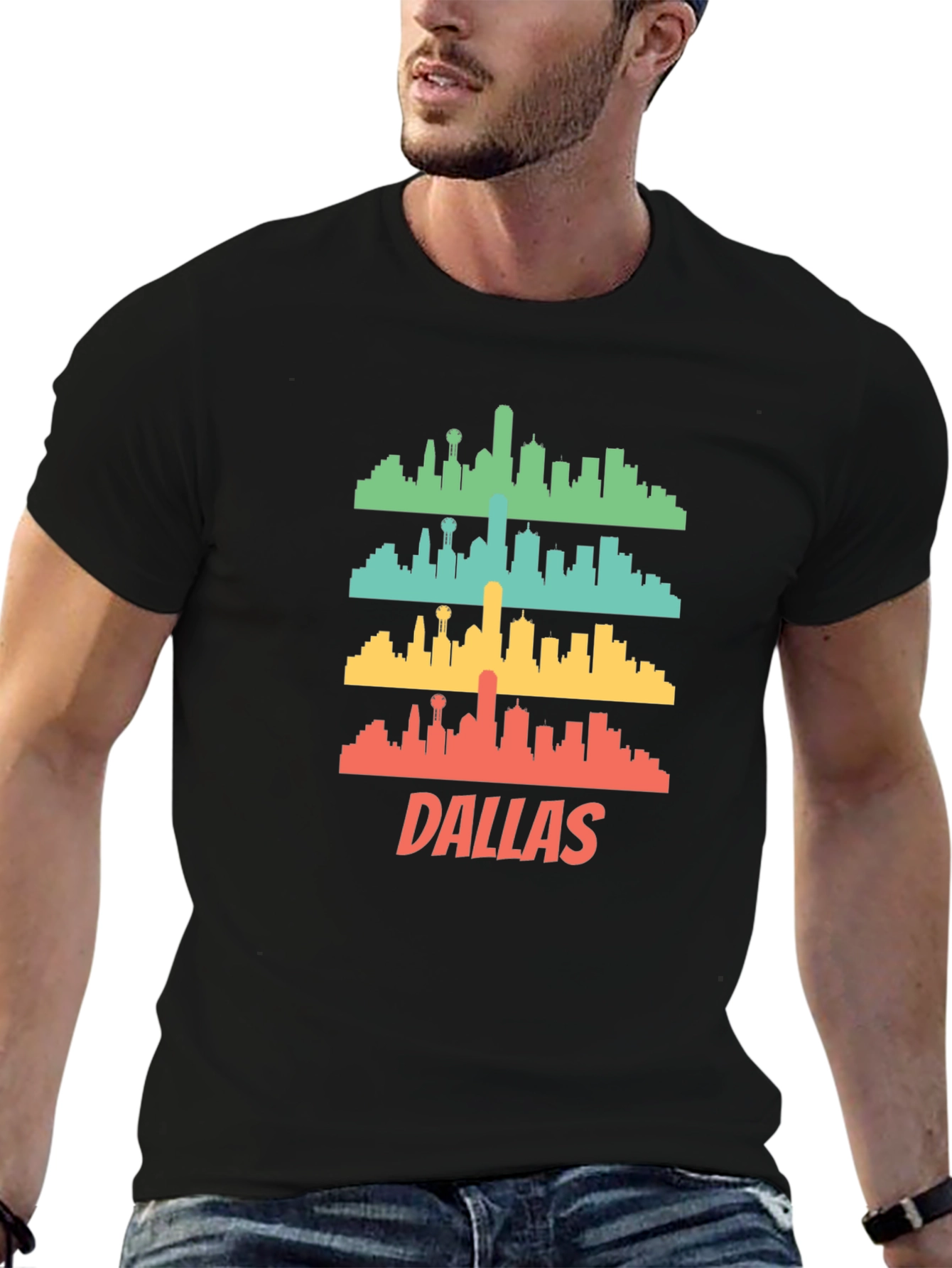 Dallas Skyline Graphic T-Shirt