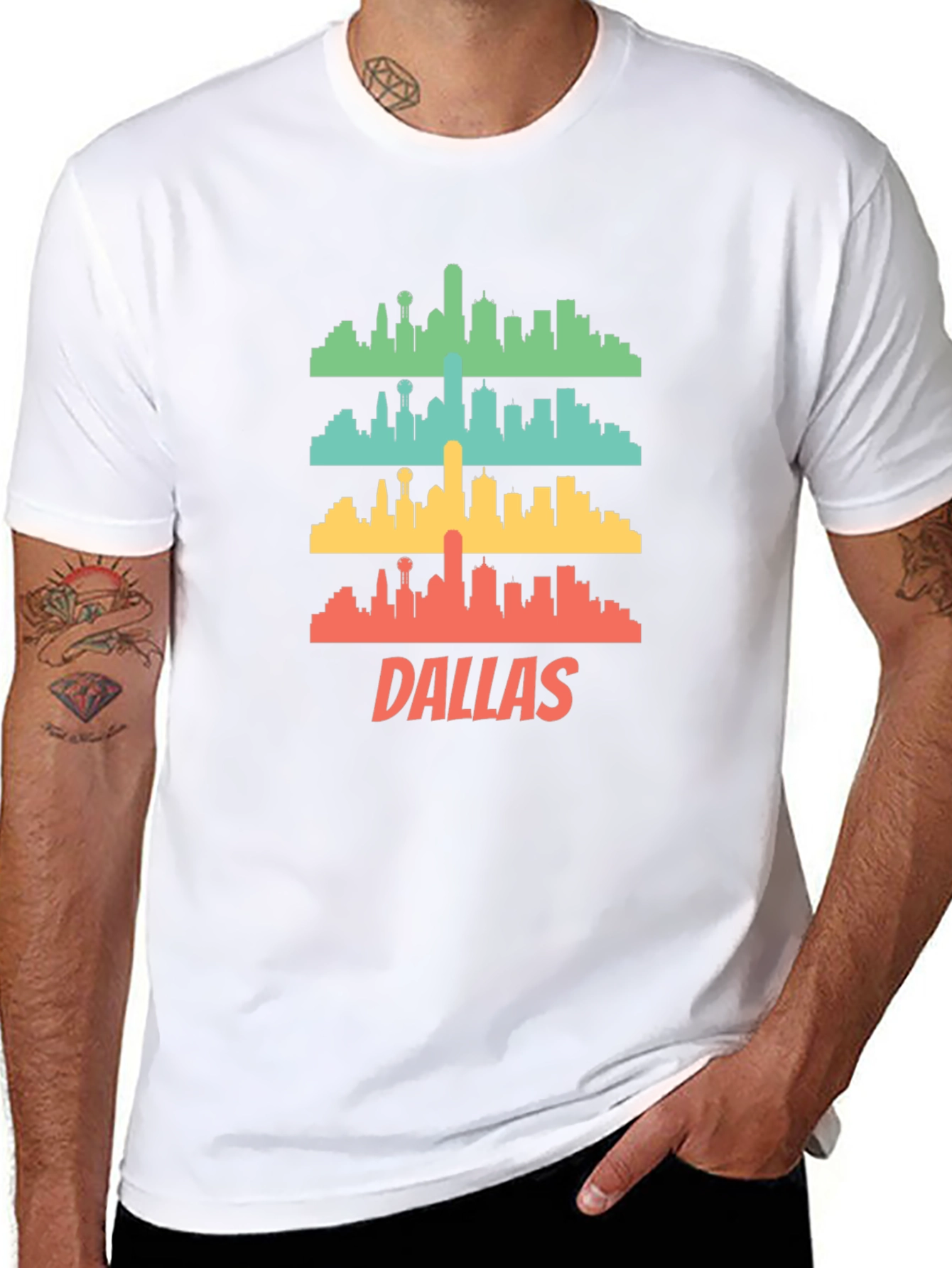 Dallas Skyline Graphic T-Shirt