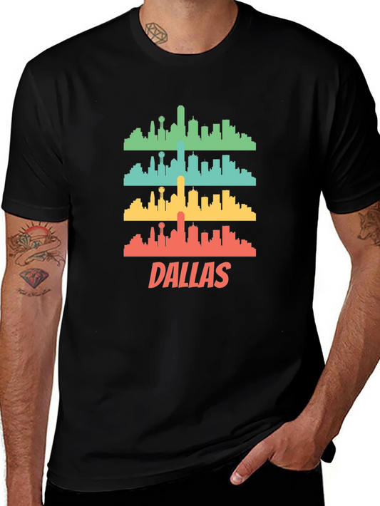 Dallas Skyline Graphic T-Shirt