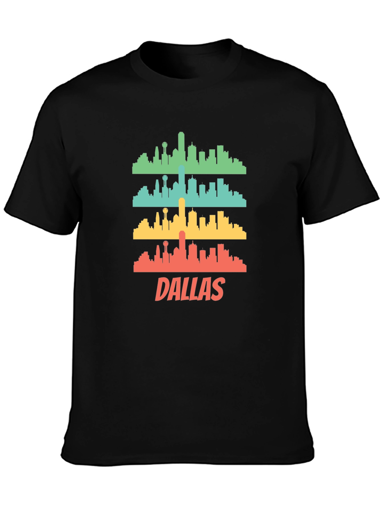 Dallas Skyline Graphic T-Shirt