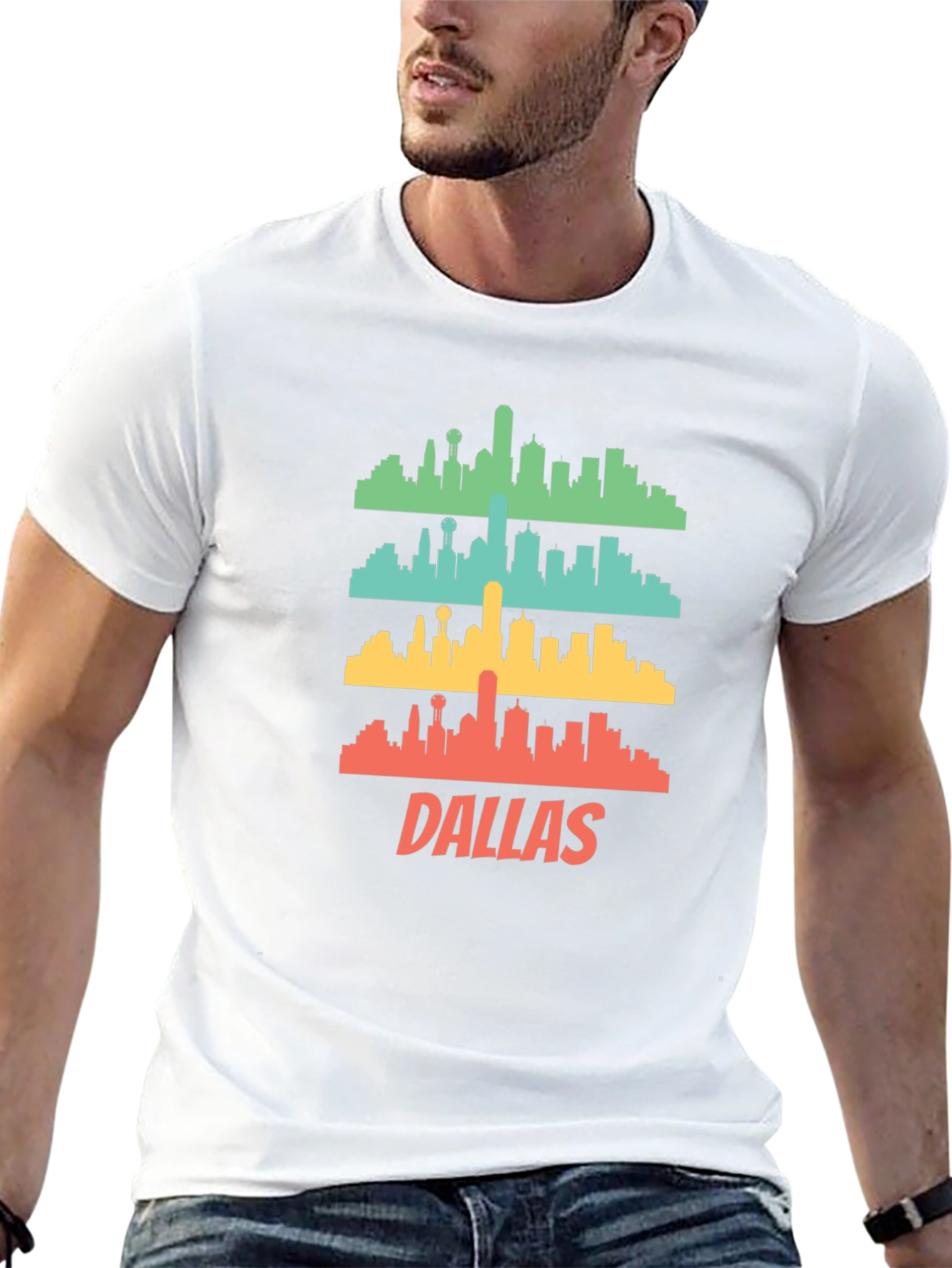 Dallas Skyline Graphic T-Shirt