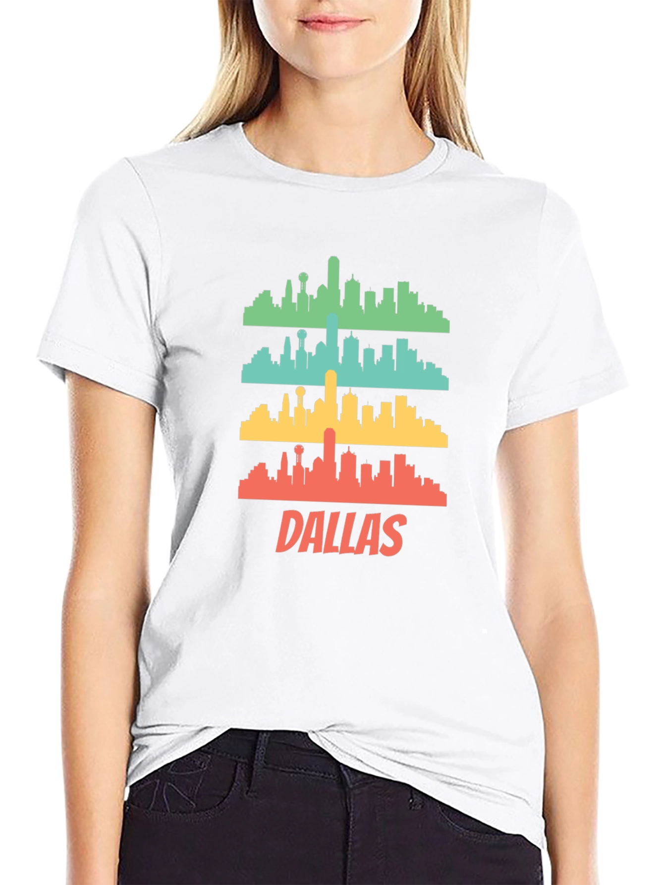Dallas Skyline Graphic T-Shirt