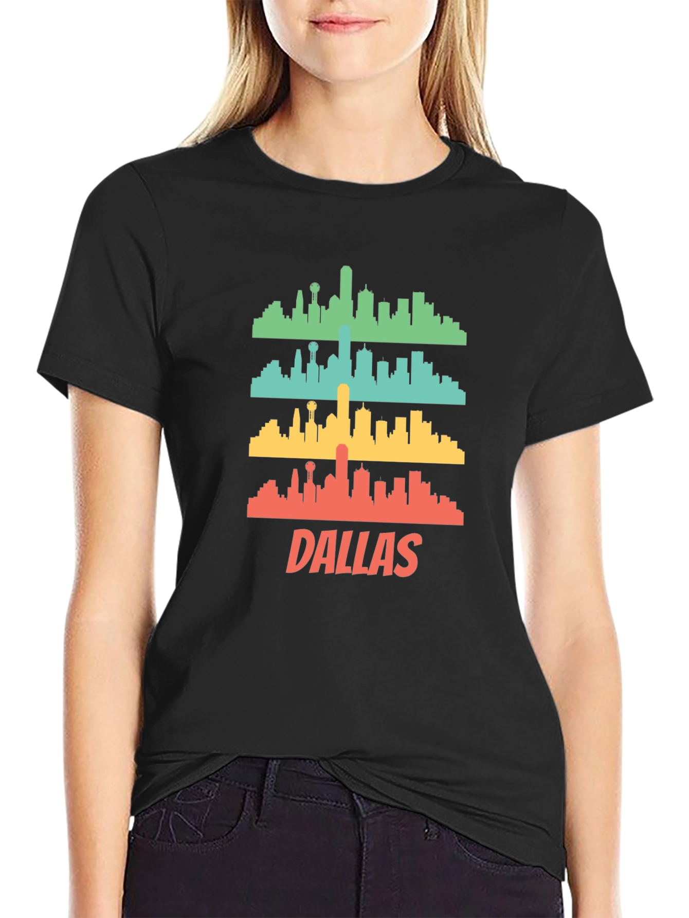 Dallas Skyline Graphic T-Shirt