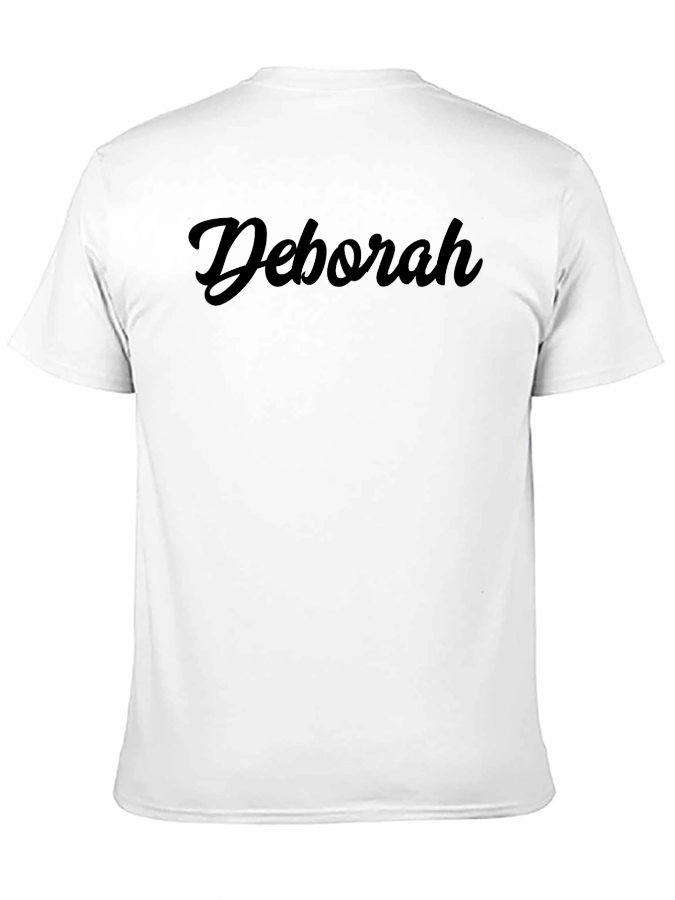 Deborah Personalized Black T-Shirt