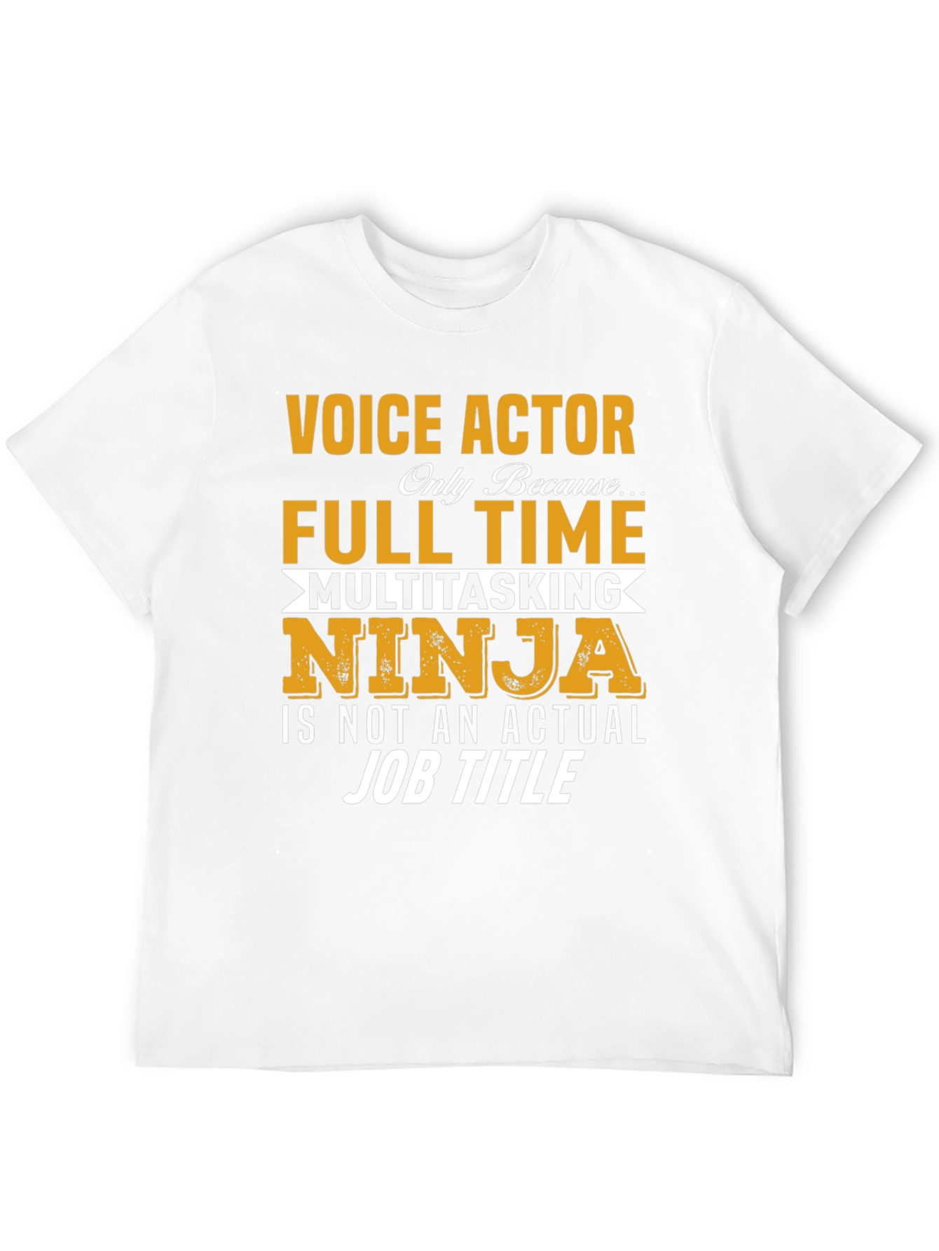 Voice Actor Multitasking Ninja T-Shirt