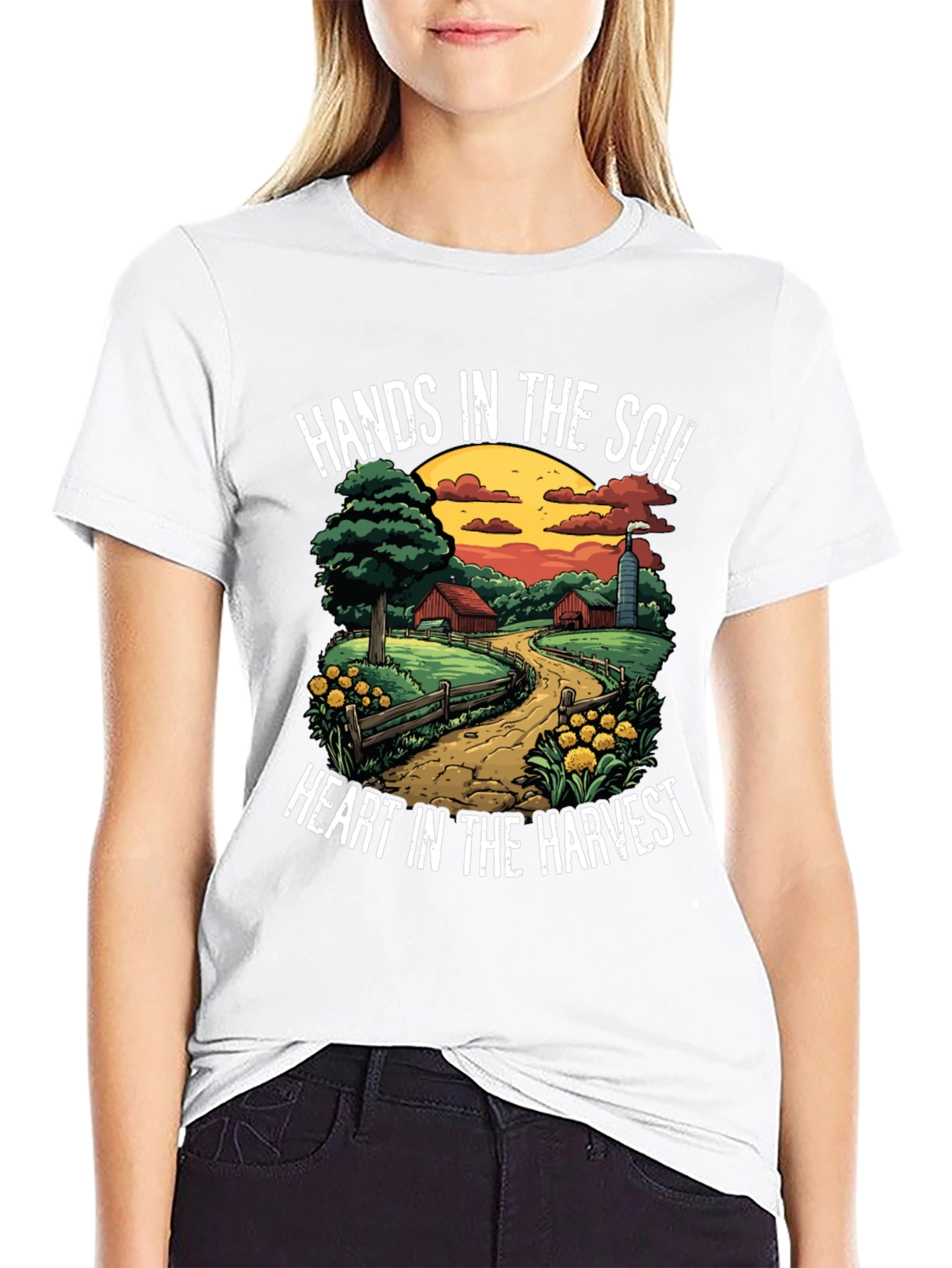 Hands in the Soil Farm Graphic Tee