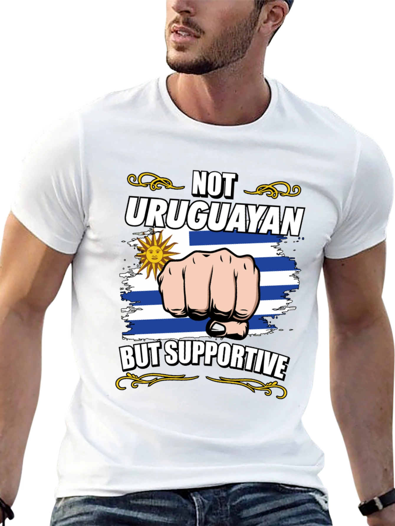 Uruguay Supporter Graphic Tee