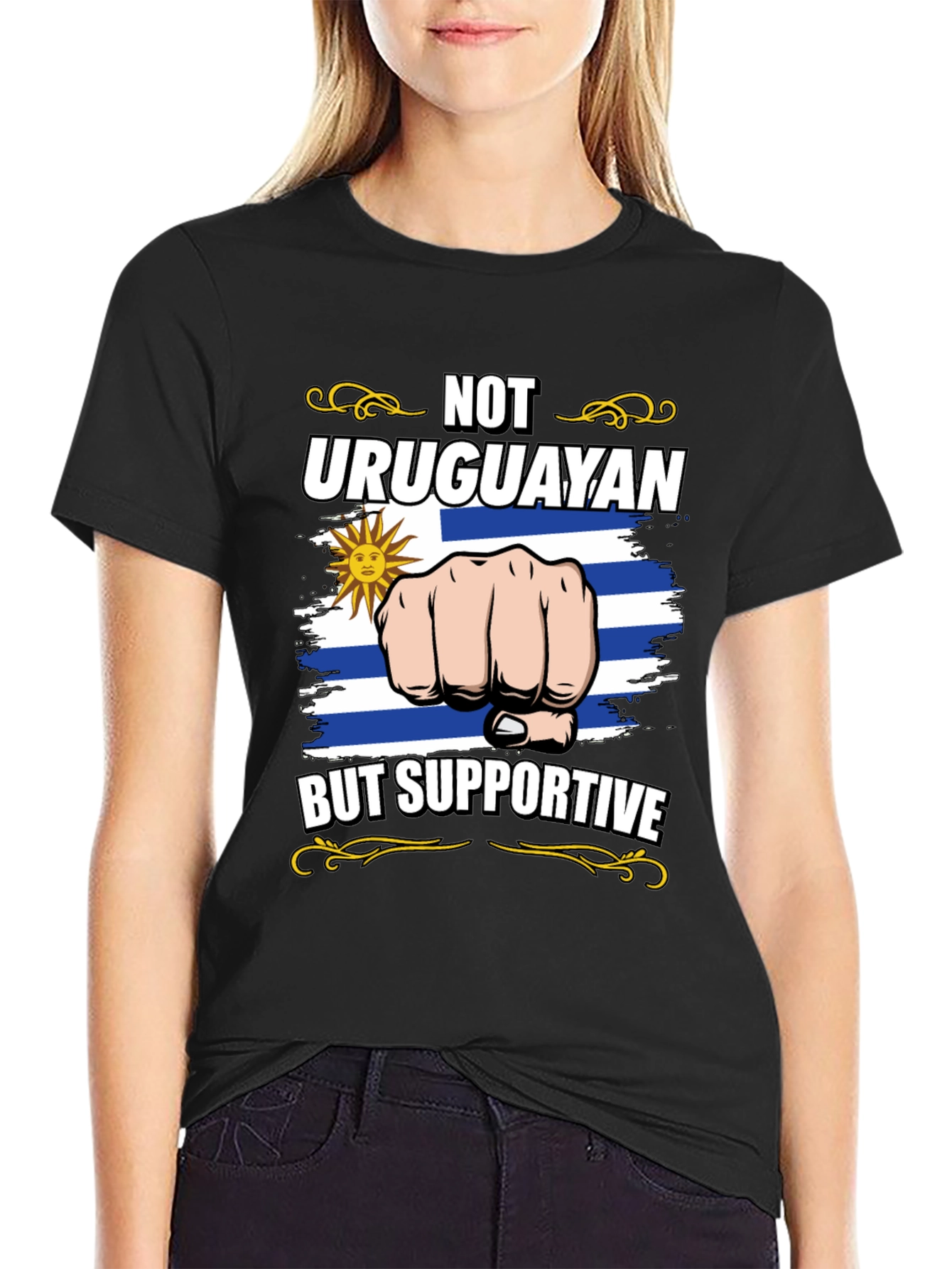 Uruguay Supporter Graphic Tee