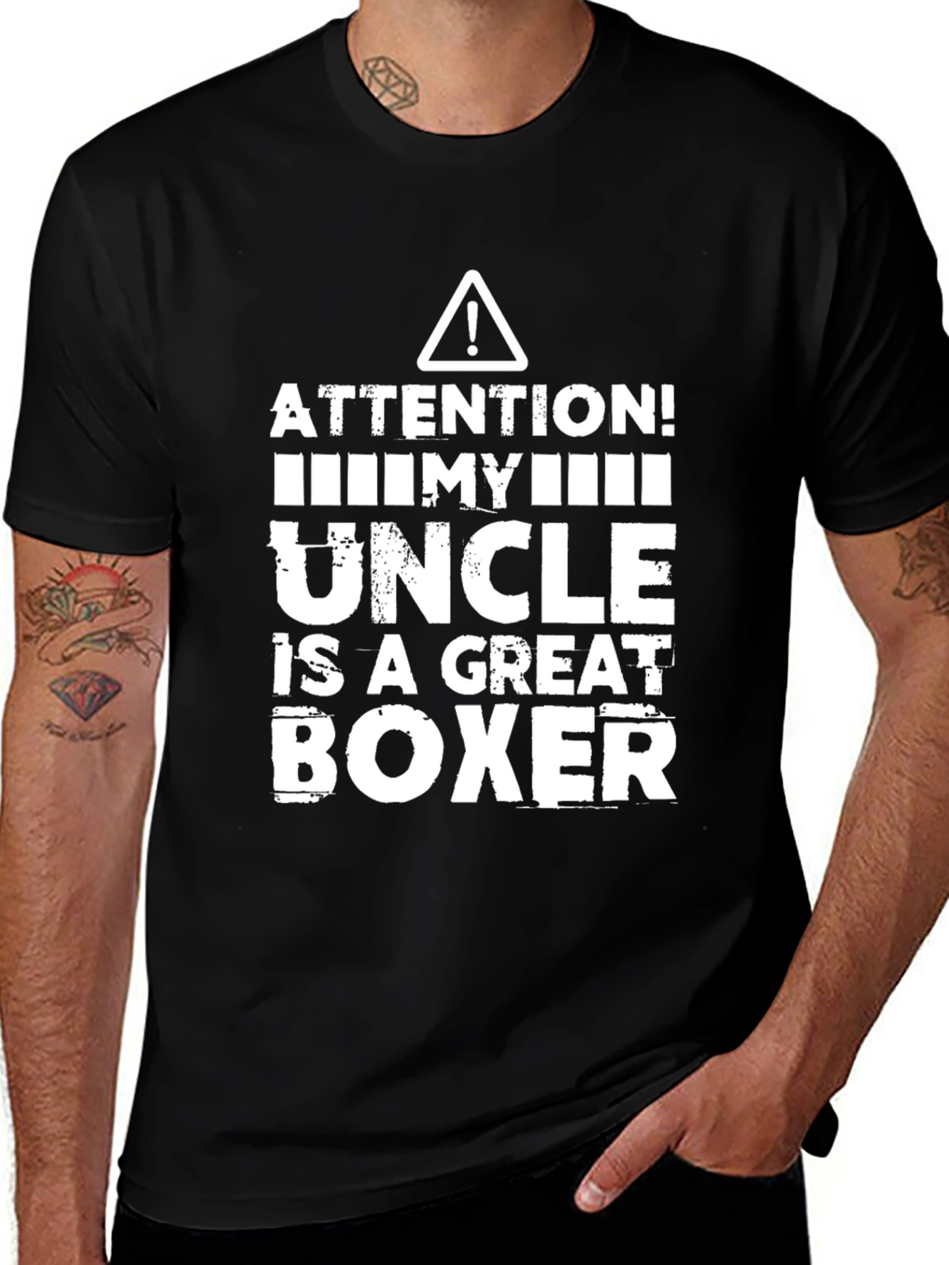 Attention! My Uncle is a Great Boxer T-Shirt