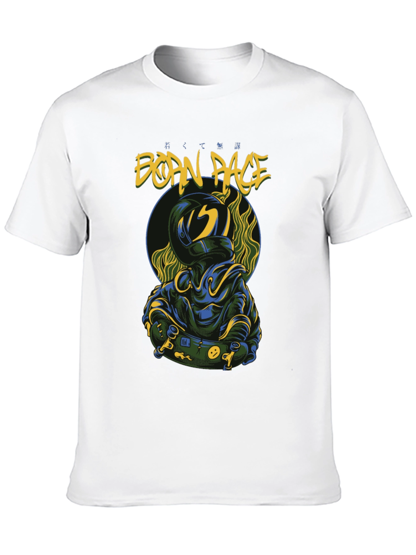 Born Race Graphic Black T-Shirt