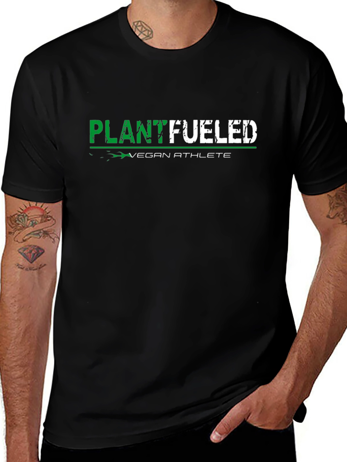 Plant Fueled Vegan Athlete Graphic Tee