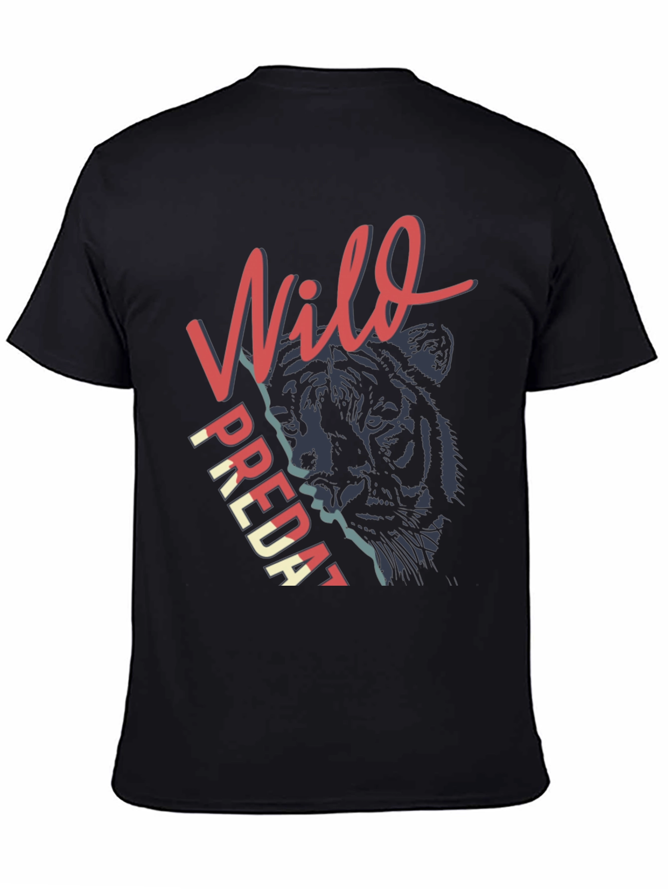 Wild Predator Graphic Tee - Black T-Shirt