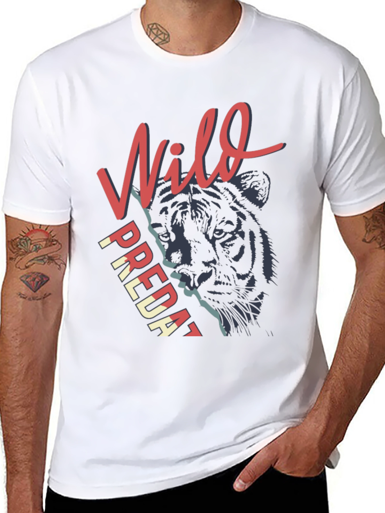 Wild Predator Graphic Tee - Black T-Shirt
