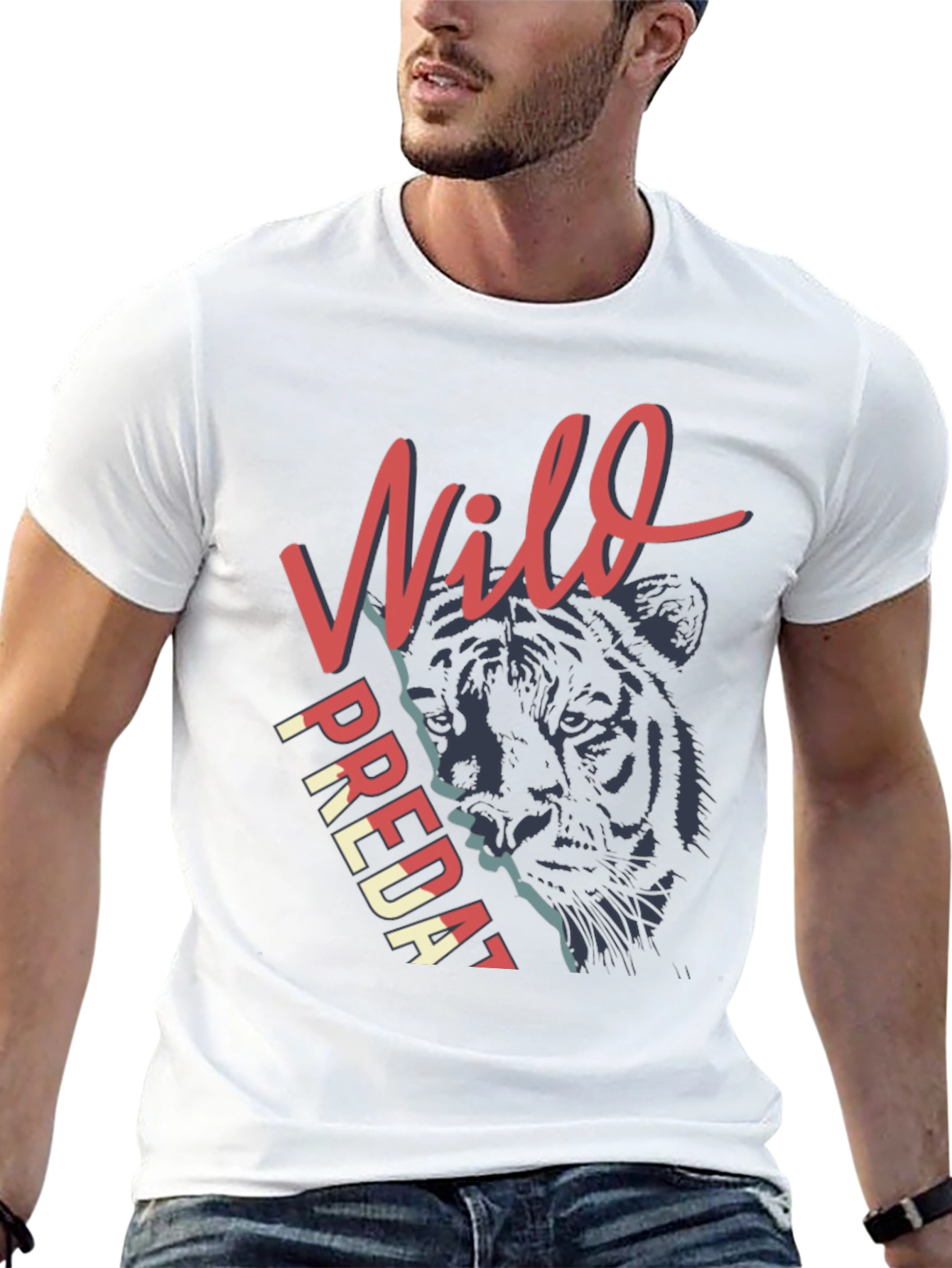 Wild Predator Graphic Tee - Black T-Shirt