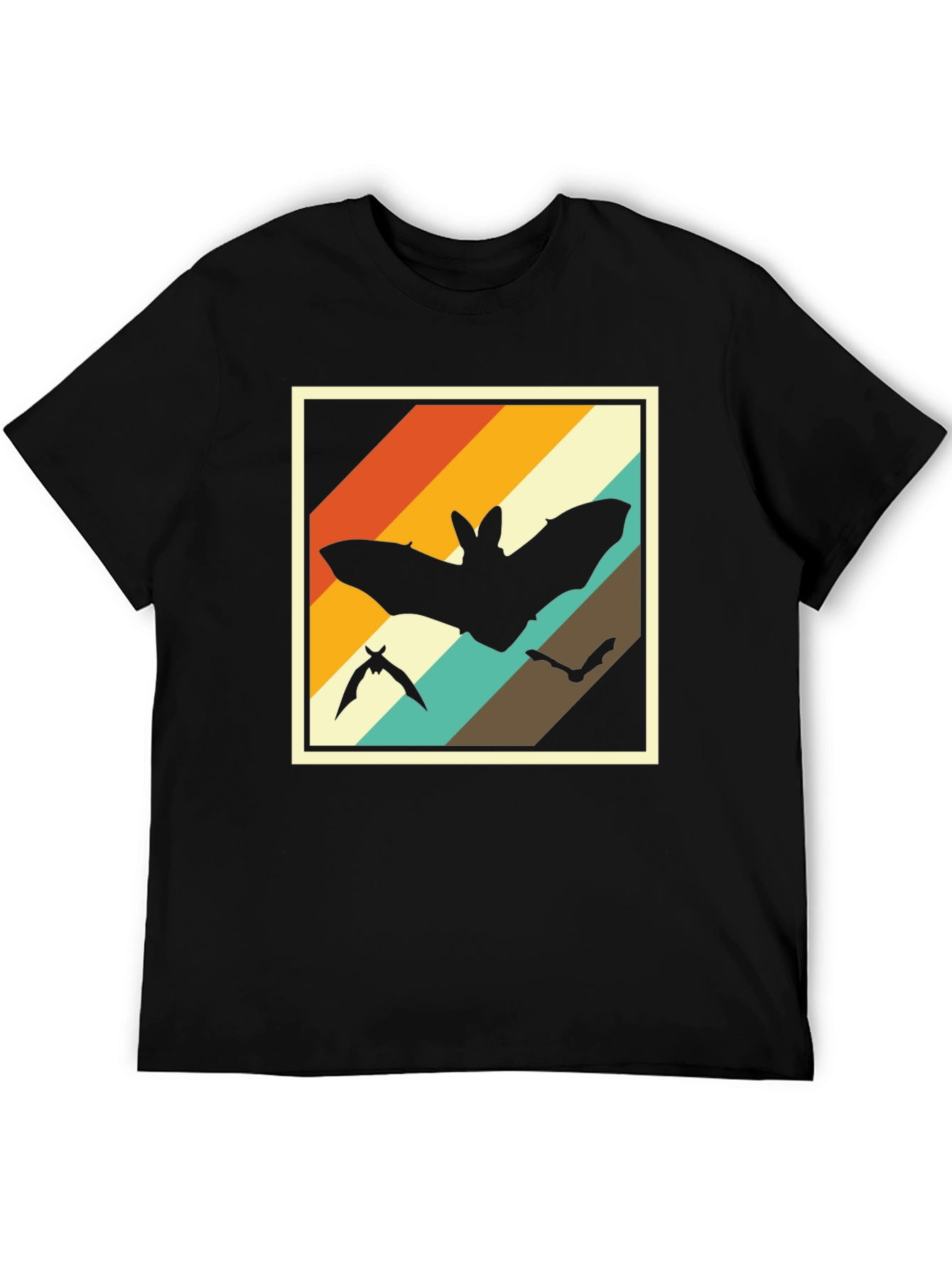 Retro Bat T-Shirt - Unique Animal Design