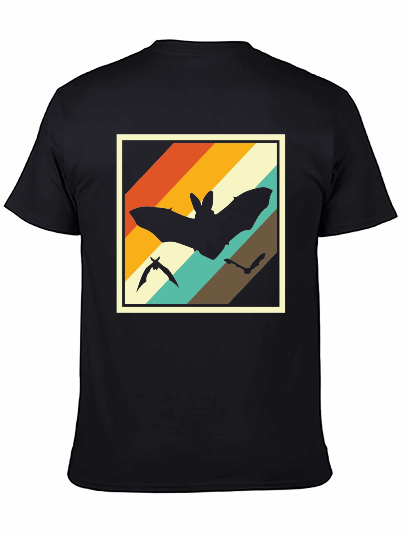 Retro Bat T-Shirt - Unique Animal Design