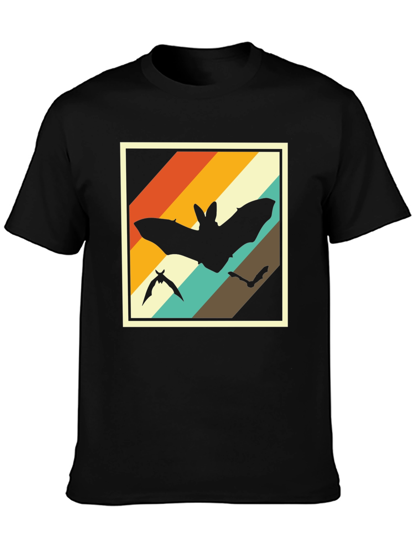 Retro Bat T-Shirt - Unique Animal Design