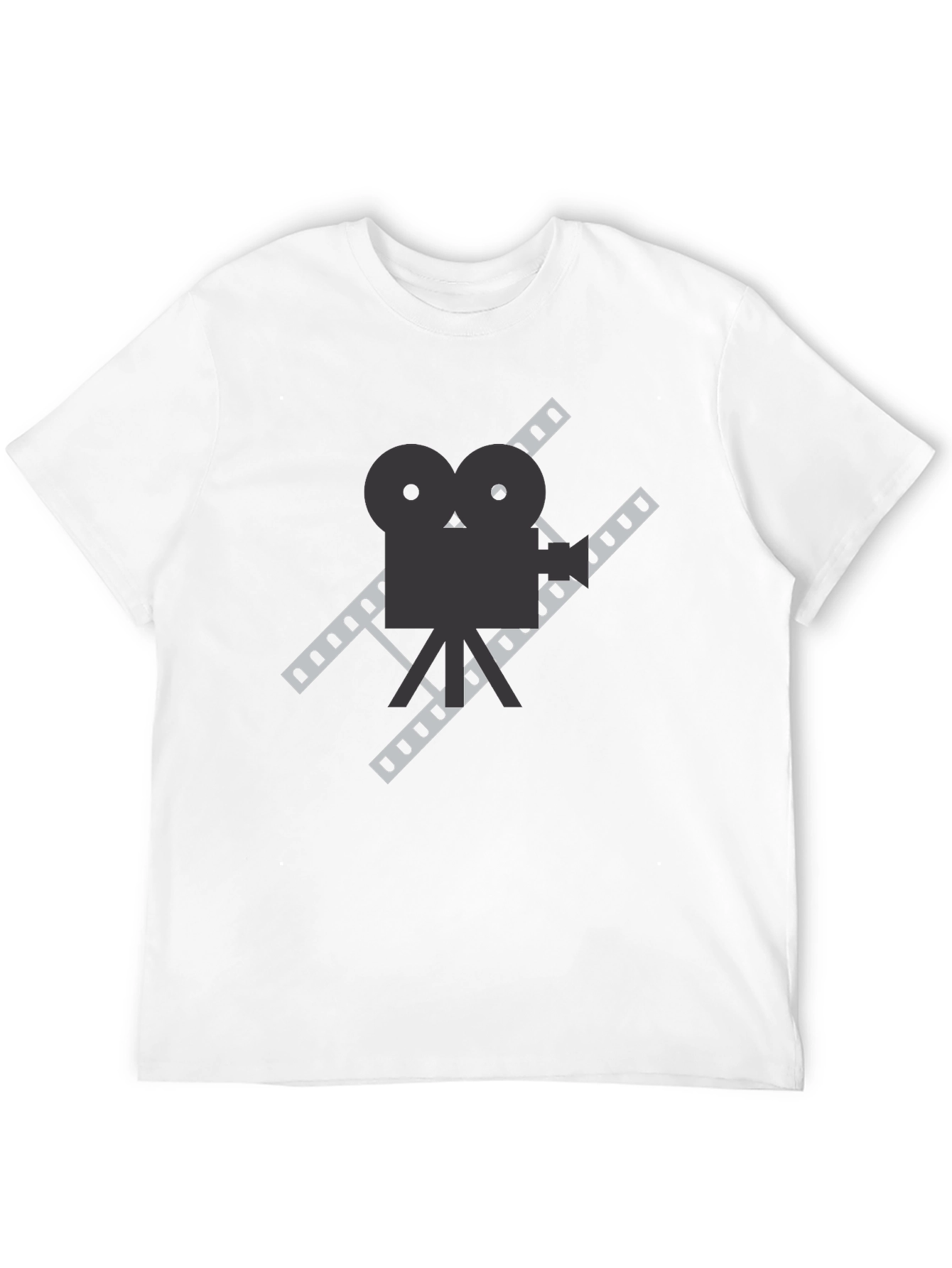 Retro Film Camera T-Shirt - Classic Movie Lover Tee