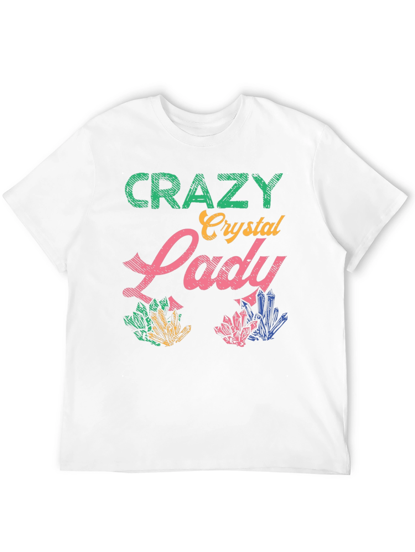 Crazy Crystal Lady Graphic T-Shirt